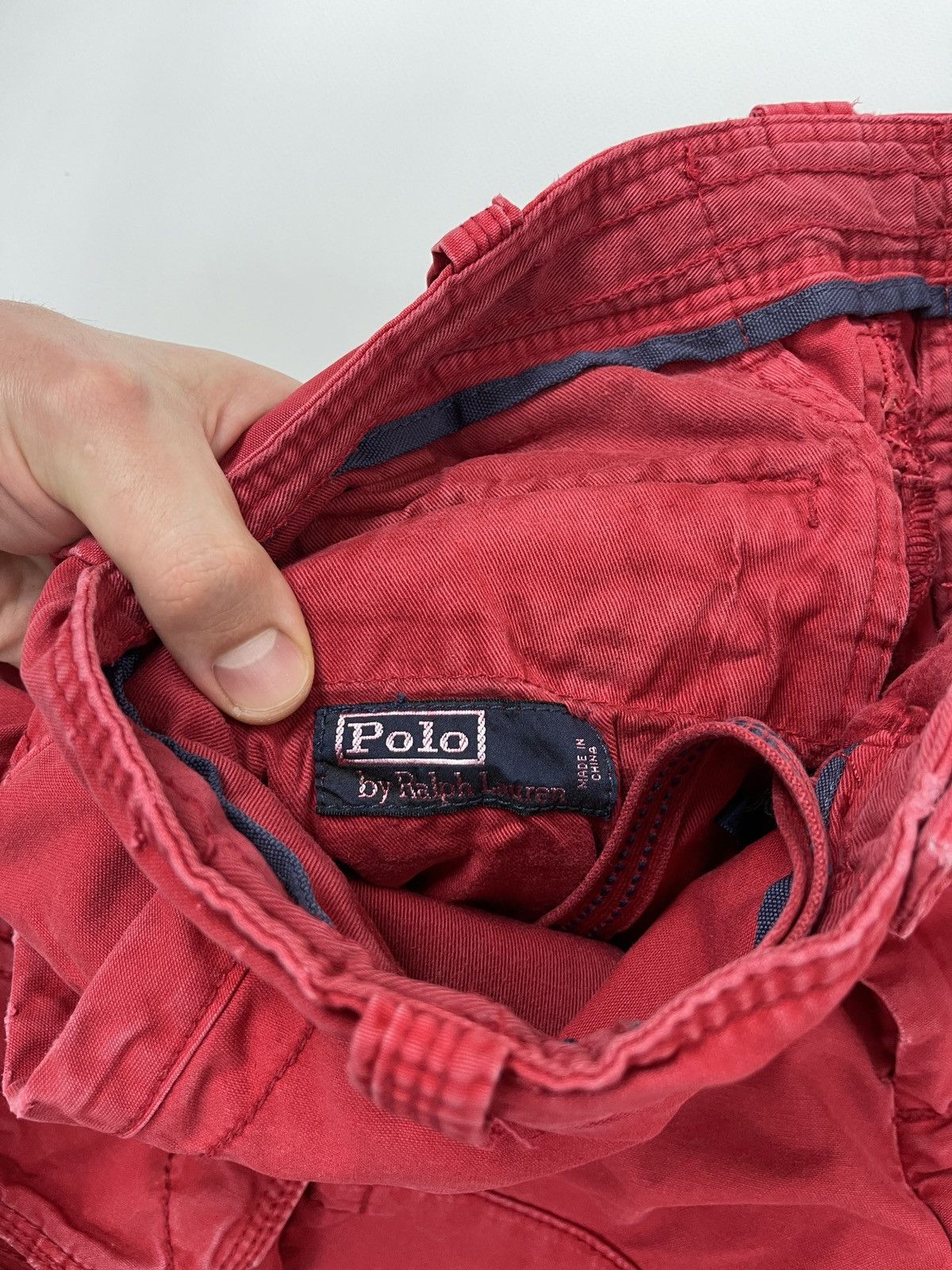 Polo Ralph Lauren Polo Ralph Lauren vintage Red utility cargo shorts Size US 32 / EU 48 - 8 Thumbnail