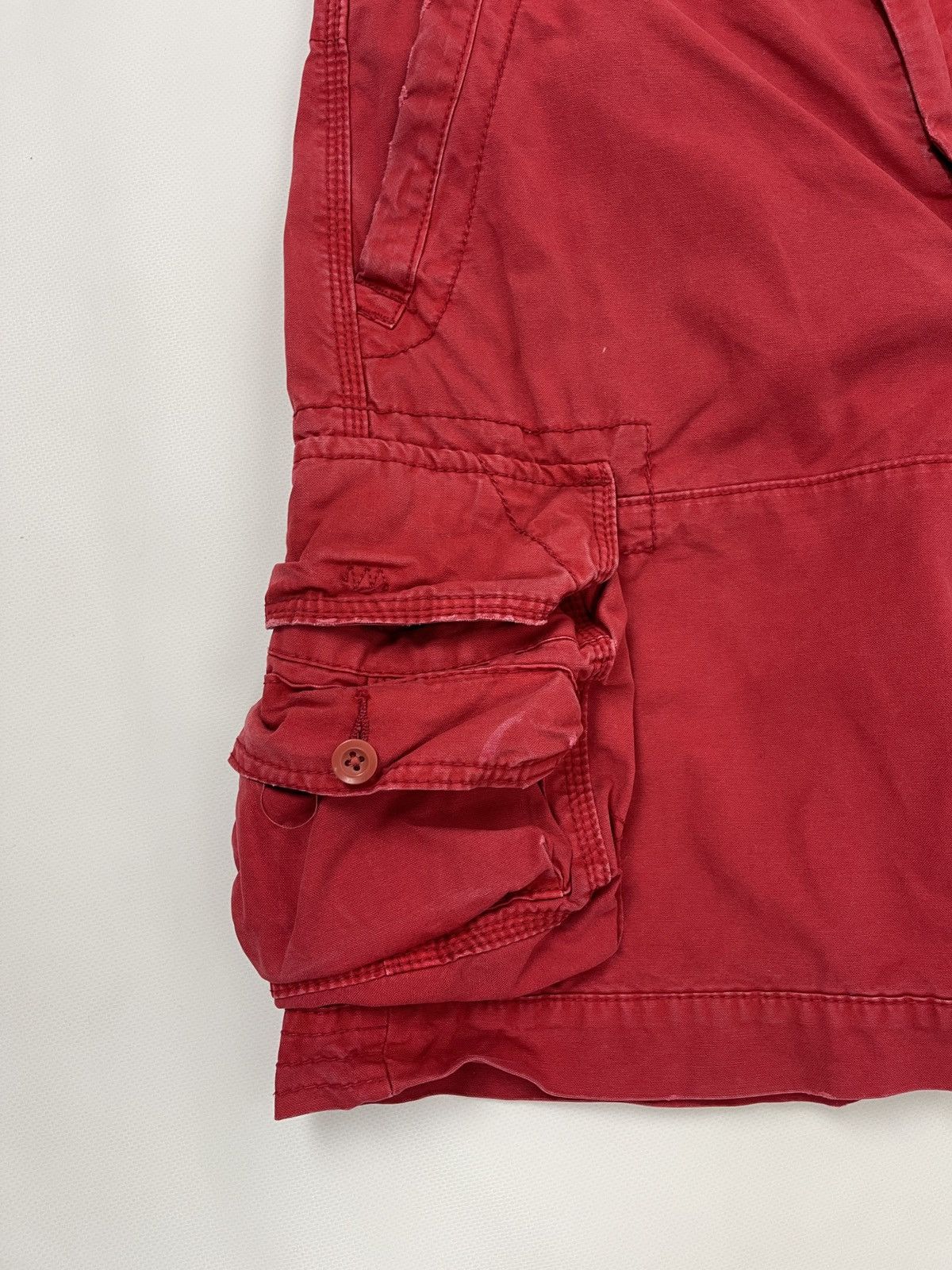 Polo Ralph Lauren Polo Ralph Lauren vintage Red utility cargo shorts Size US 32 / EU 48 - 4 Thumbnail