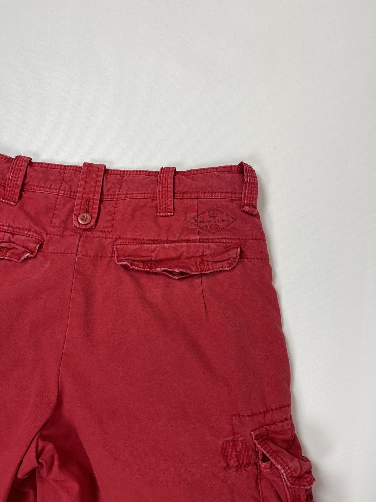 Polo Ralph Lauren Polo Ralph Lauren vintage Red utility cargo shorts Size US 32 / EU 48 - 12 Thumbnail