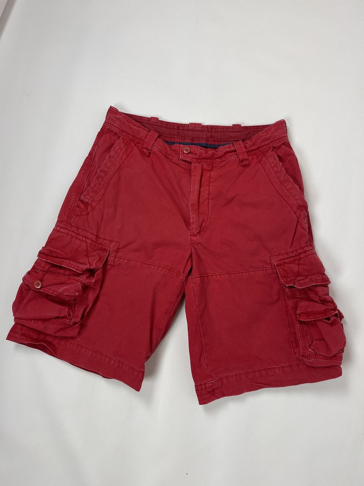 Polo Ralph Lauren Polo Ralph Lauren vintage Red utility cargo shorts Size US 32 / EU 48 - 1 Thumbnail