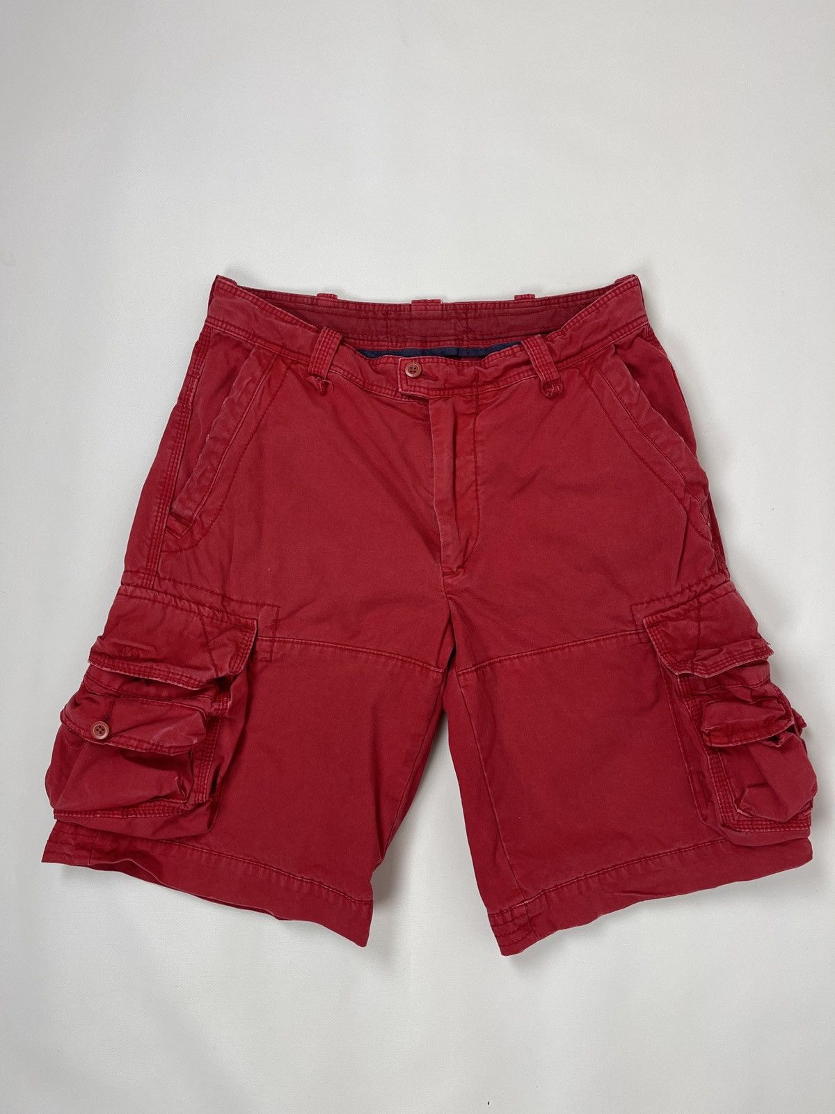 Polo Ralph Lauren Polo Ralph Lauren vintage Red utility cargo shorts Size US 32 / EU 48 - 2 Thumbnail