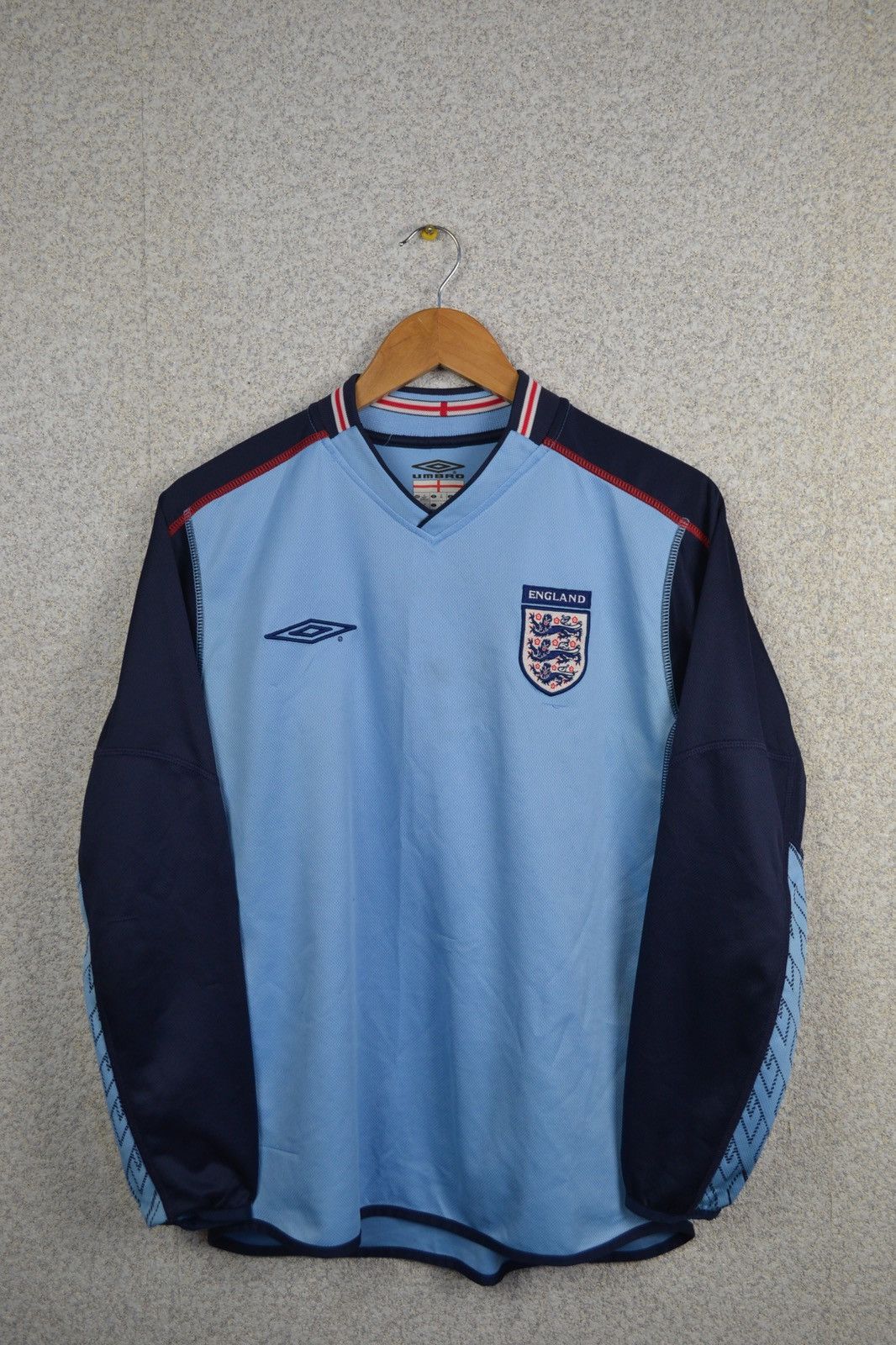 Maillot De Gardien Vintage Umbro Angleterre – Années 90 – Taille L – Jaune