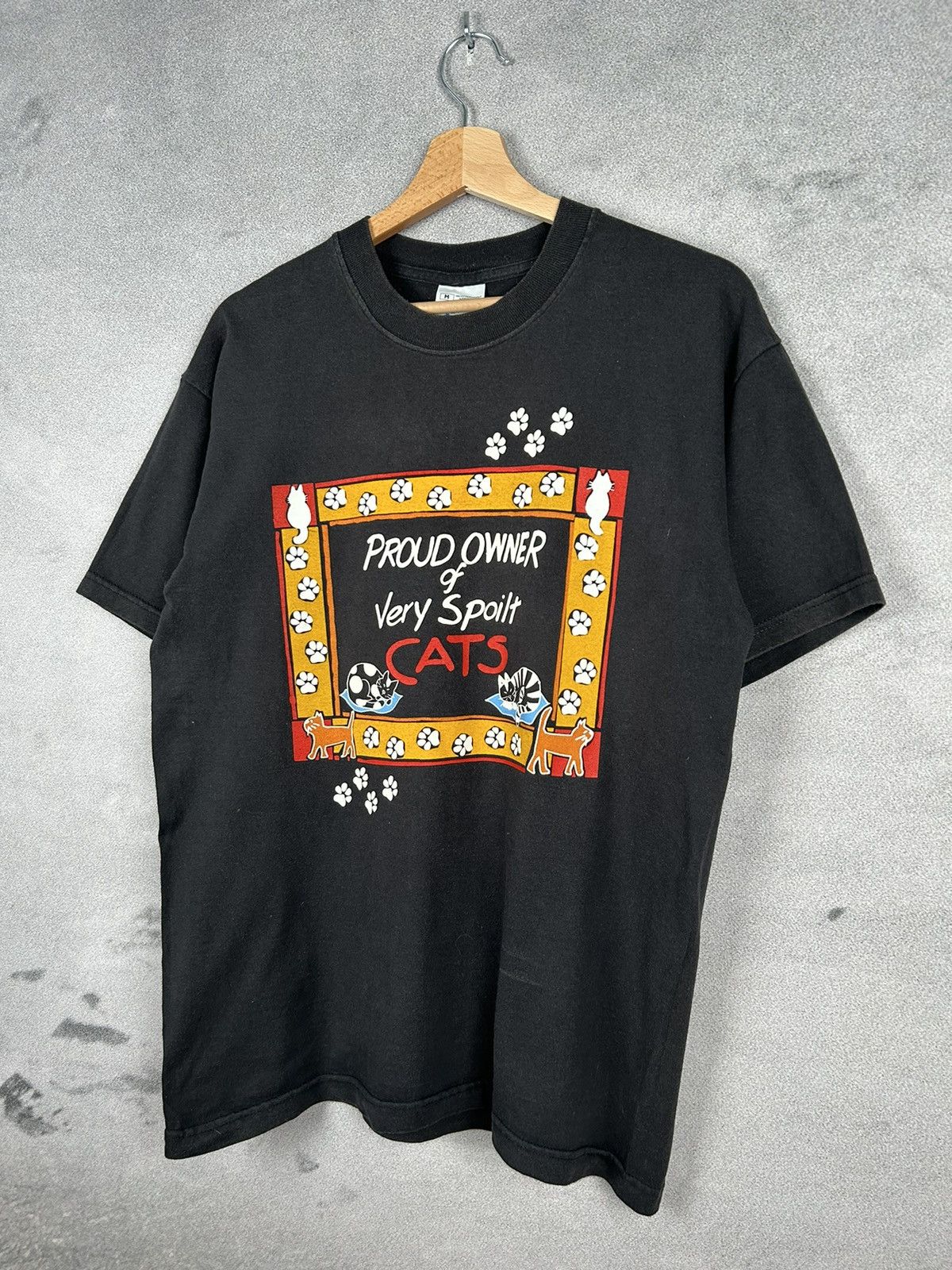 Vintage Vintage Cats Graphic Tee Animal 90s Size US M / EU 48-50 / 2 - 2 Thumbnail