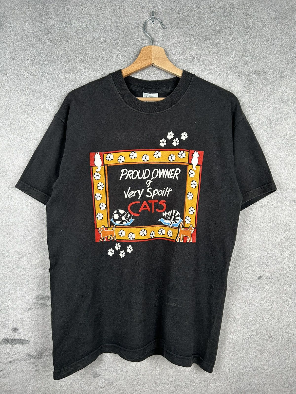 Vintage Vintage Cats Graphic Tee Animal 90s Size US M / EU 48-50 / 2 - 1 Thumbnail
