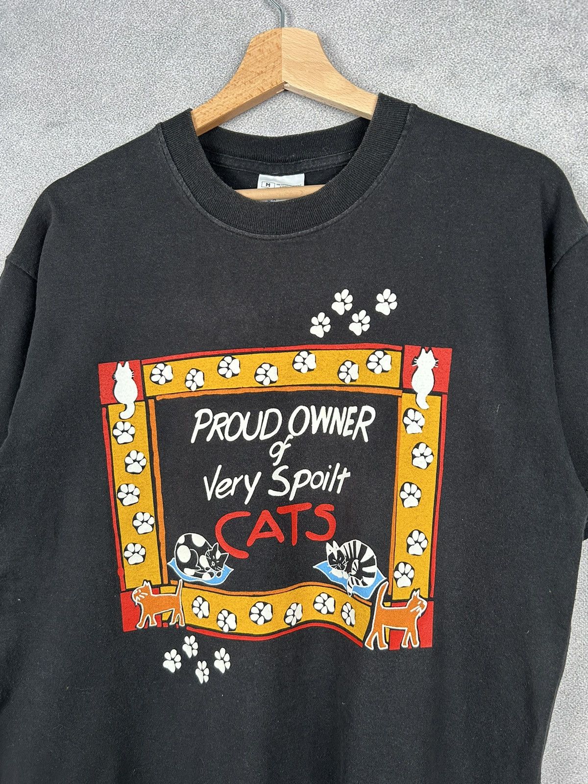 Vintage Vintage Cats Graphic Tee Animal 90s Size US M / EU 48-50 / 2 - 3 Thumbnail