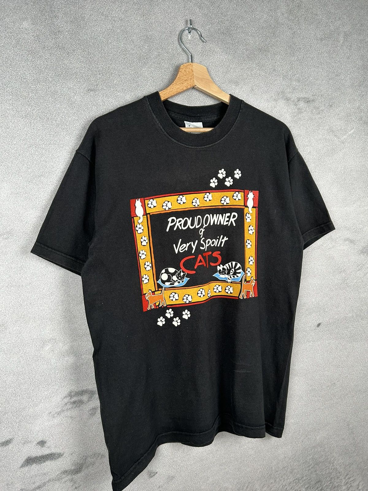 Vintage Vintage Cats Graphic Tee Animal 90s Size US M / EU 48-50 / 2 - 4 Thumbnail