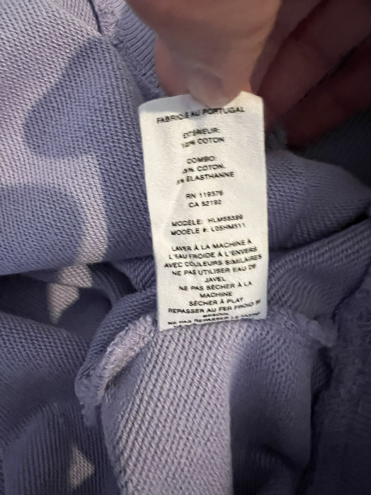 Helmut Lang Helmut Lang Zip Hoodie 3D Lavender XXL Size US XXL / EU 58 / 5 - 6 Thumbnail