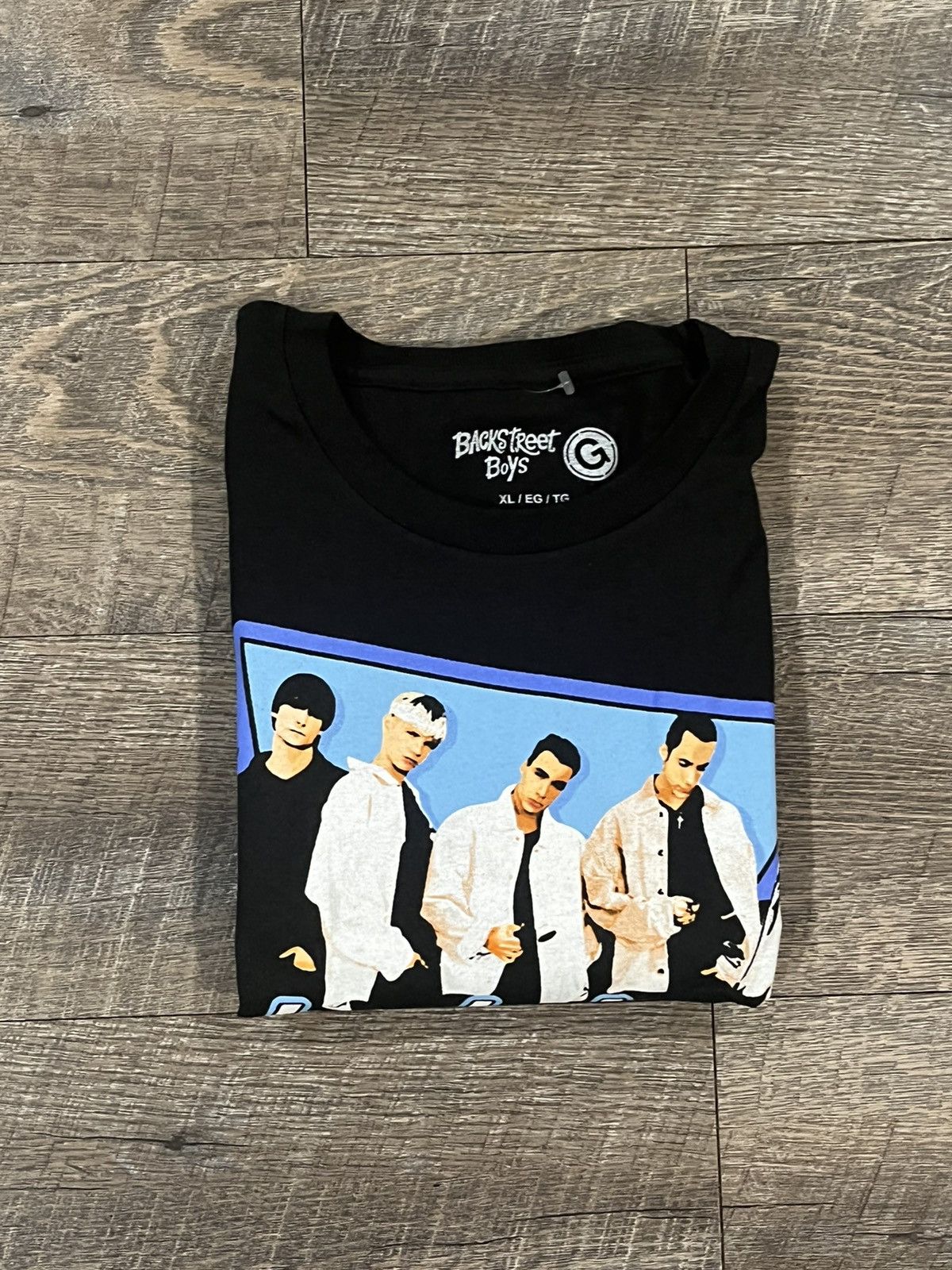 Band Tees × Vintage Vintage Backstreet Boys Black Tee Shirt Size XL Size US XL / EU 56 / 4 - 5 Thumbnail