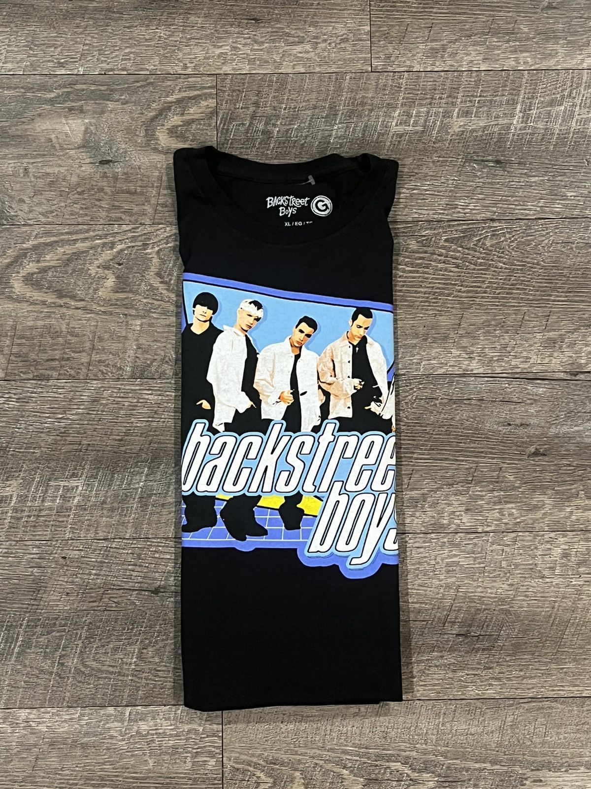 Band Tees × Vintage Vintage Backstreet Boys Black Tee Shirt Size XL Size US XL / EU 56 / 4 - 4 Thumbnail