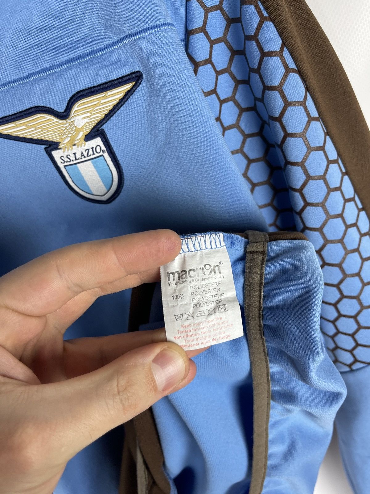 Macron Macron vintage Lazio SS training long sleeve warm jersey Size US M / EU 48-50 / 2 - 9 Thumbnail