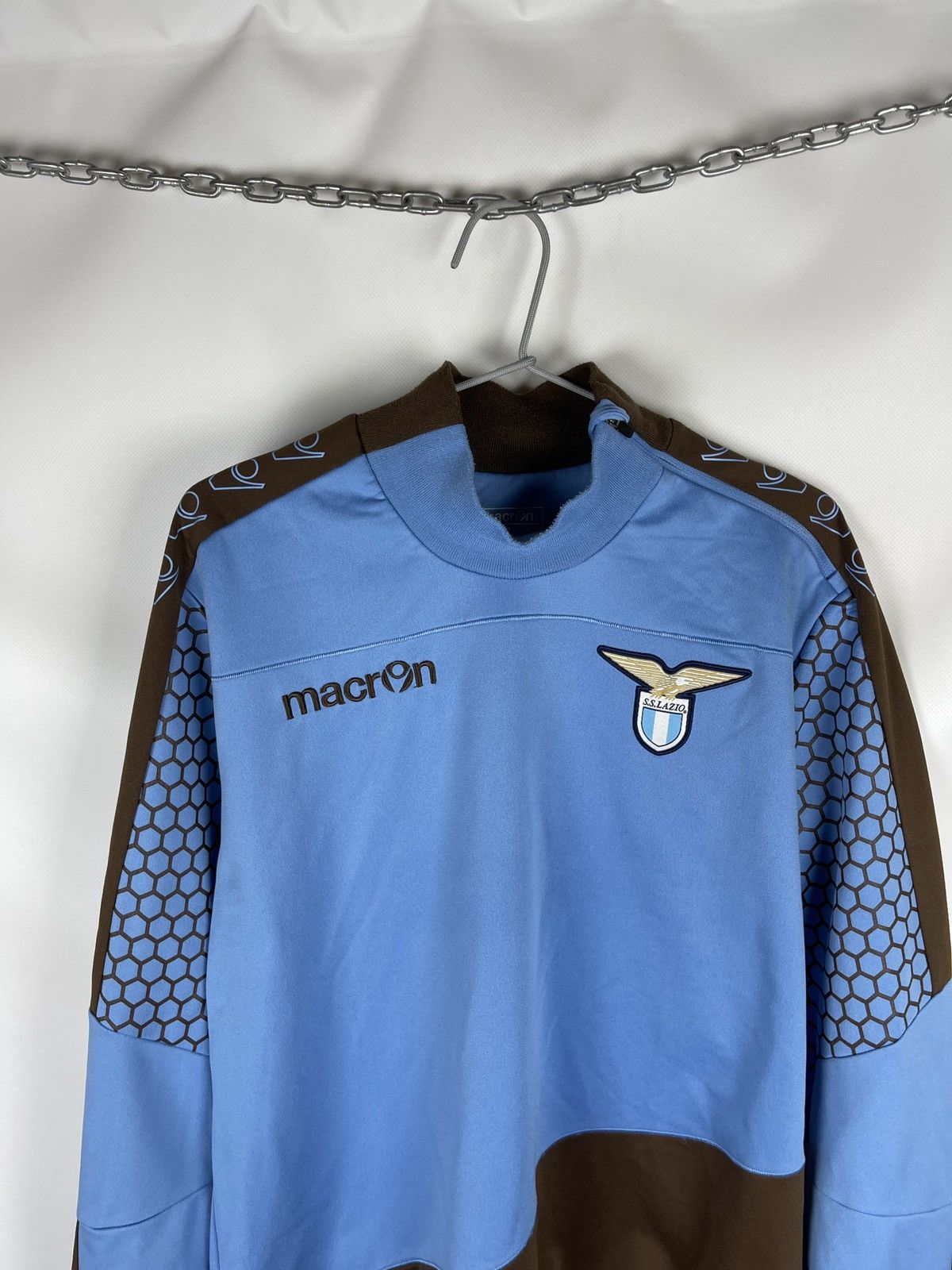 Macron Macron vintage Lazio SS training long sleeve warm jersey Size US M / EU 48-50 / 2 - 2 Thumbnail