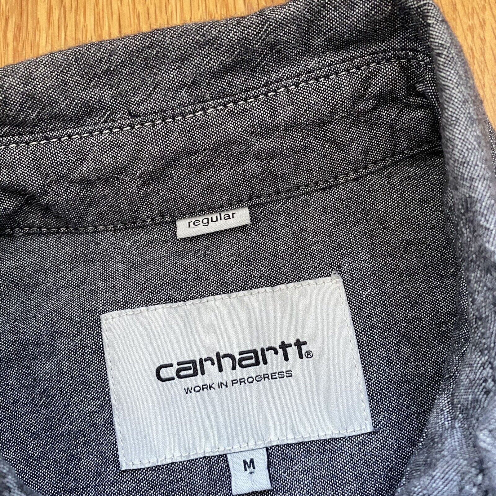 Carhartt Wip Regular Medium Alex Long Sleeve Chambray Work Shirt Size US M / EU 48-50 / 2 - 4 Thumbnail