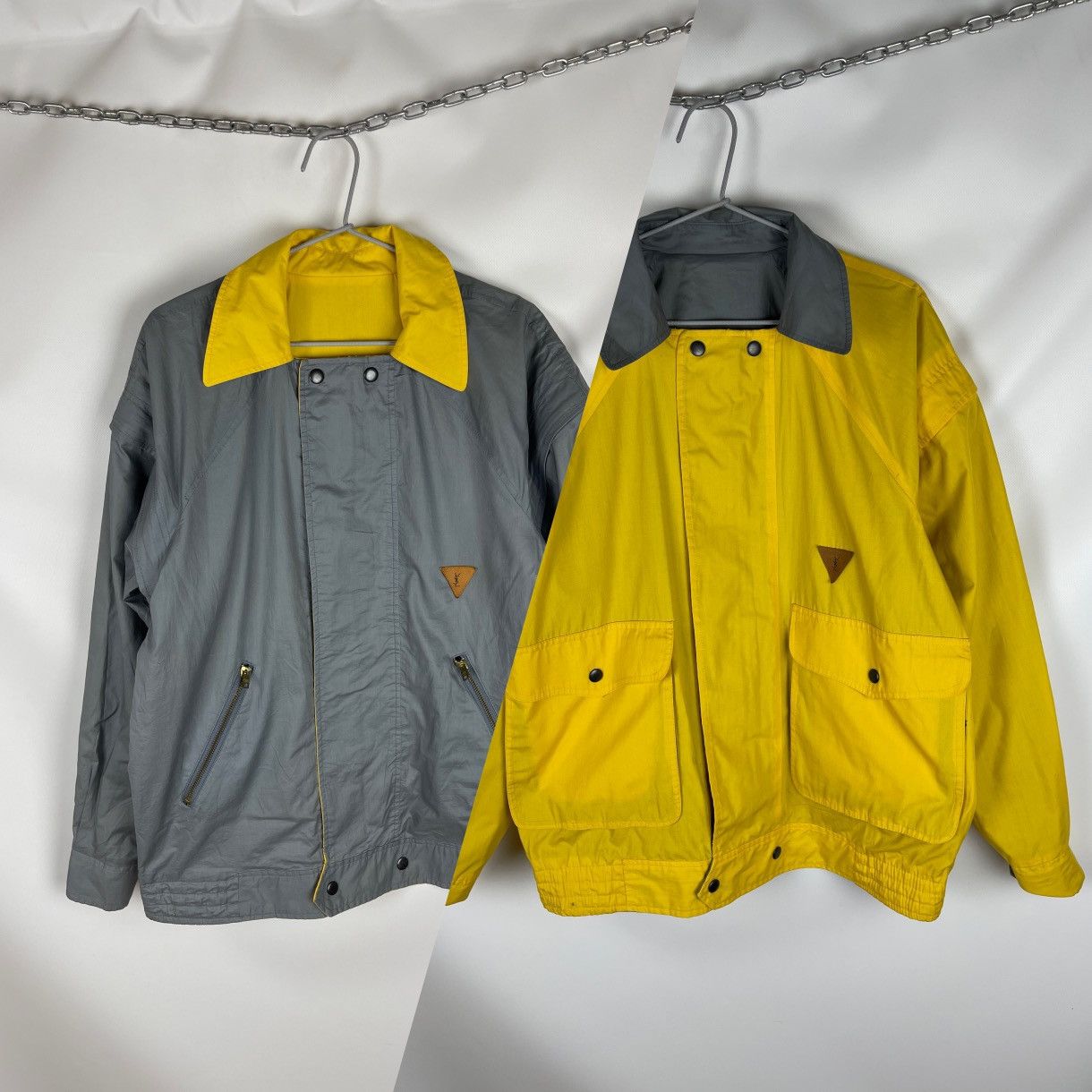 Yves Saint Laurent sport reversible 2 in 1 jacket vest