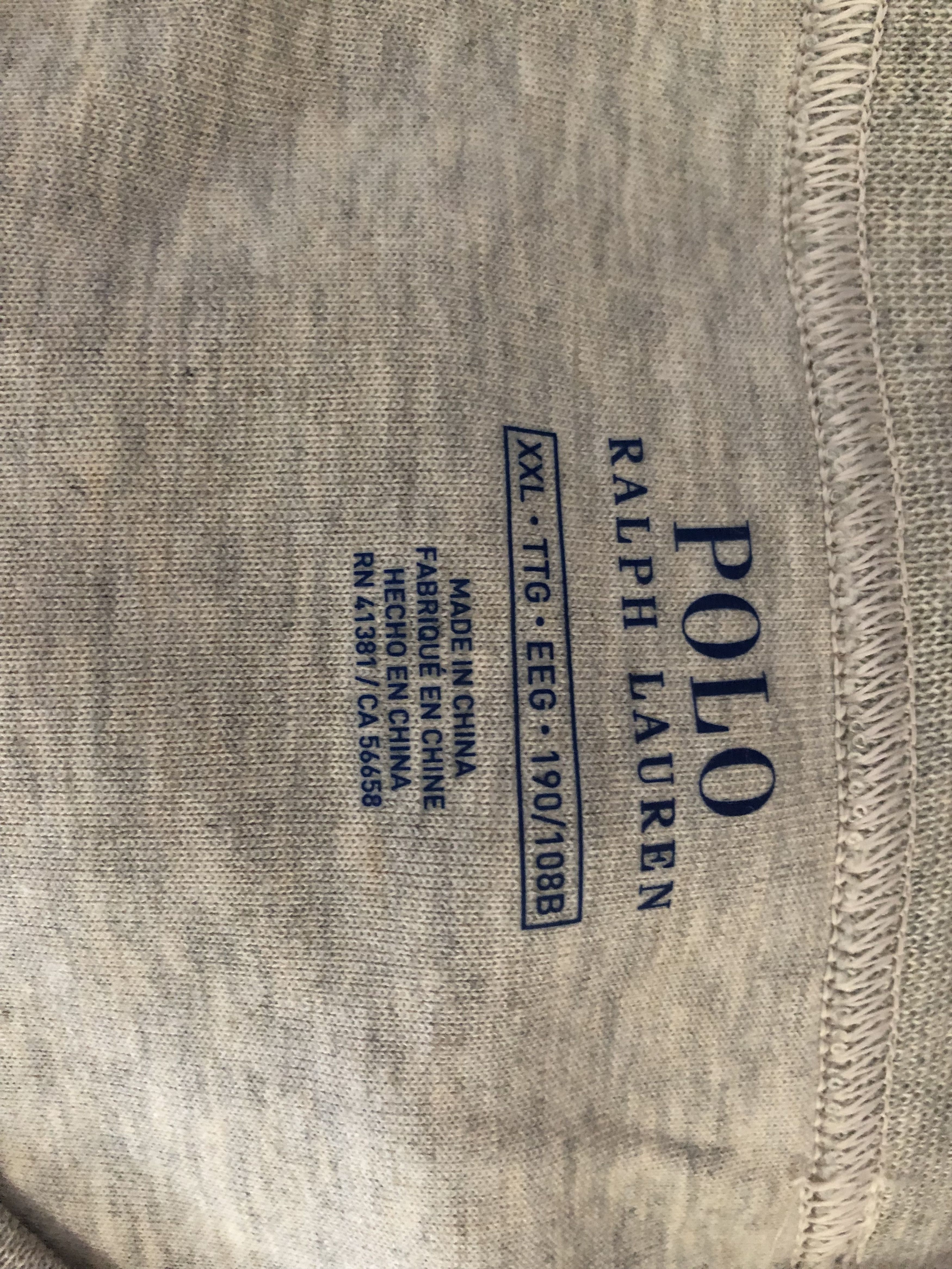 Polo Ralph Lauren Polo Ralph Lauren Men's Double Knit Logo Print Sweatshirt Size US XXL / EU 58 / 5 - 9 Thumbnail