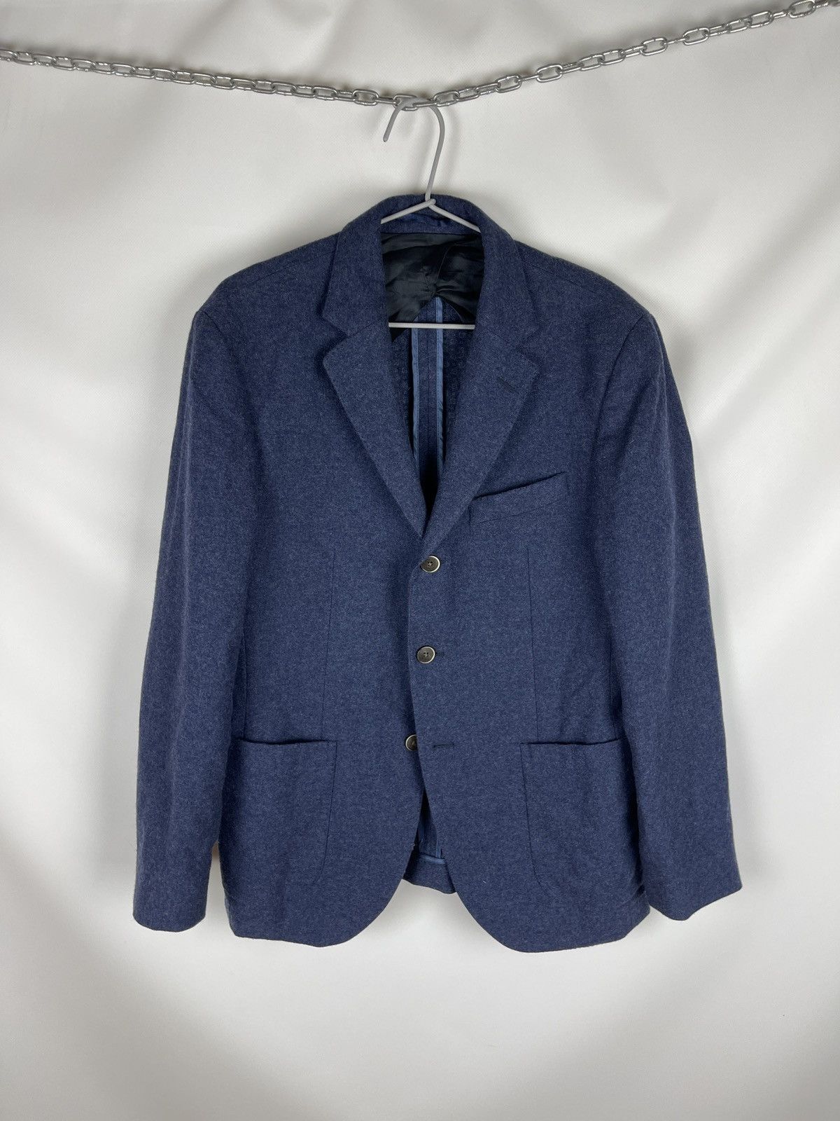 Hackett Hackett London 3 button unlined wool blazer sport coat Size 40R - 1 Thumbnail