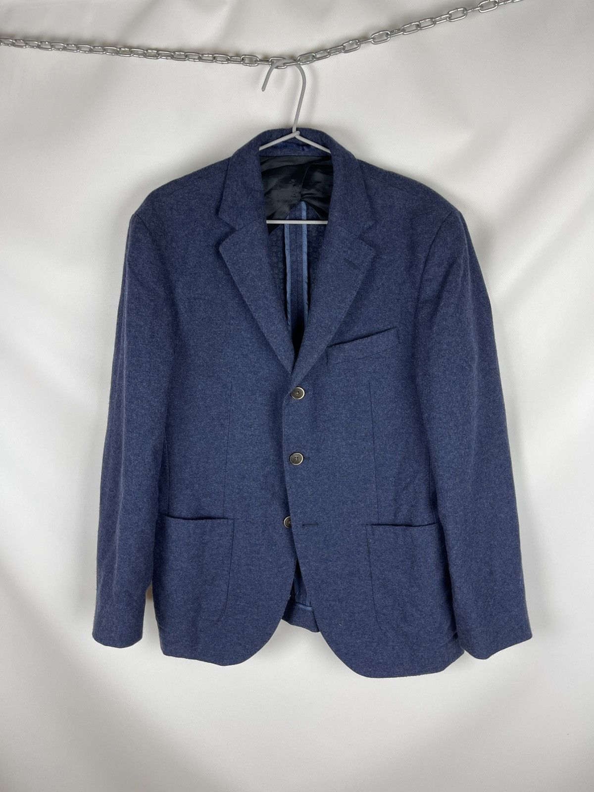 Hackett Hackett London 3 button unlined wool blazer sport coat Size 40R - 2 Thumbnail