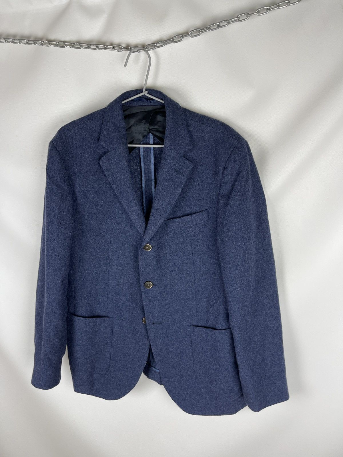 Hackett Hackett London 3 button unlined wool blazer sport coat Size 40R - 4 Thumbnail