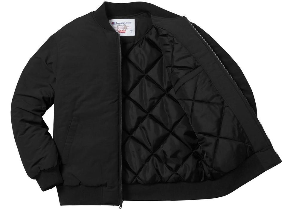 Supreme Supreme Champion Color Blocked Jacket Black | Grailed