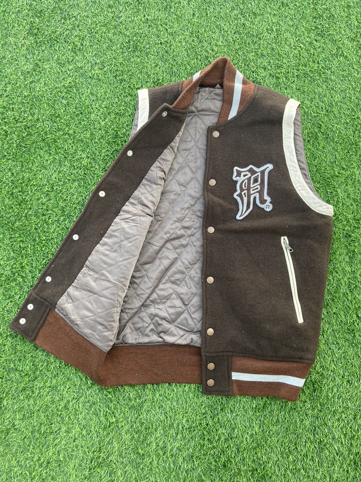 ABAHOUSE ABAHOUSE WOOL SLEEVELESS JACKET Size US M / EU 48-50 / 2 - 2 Thumbnail