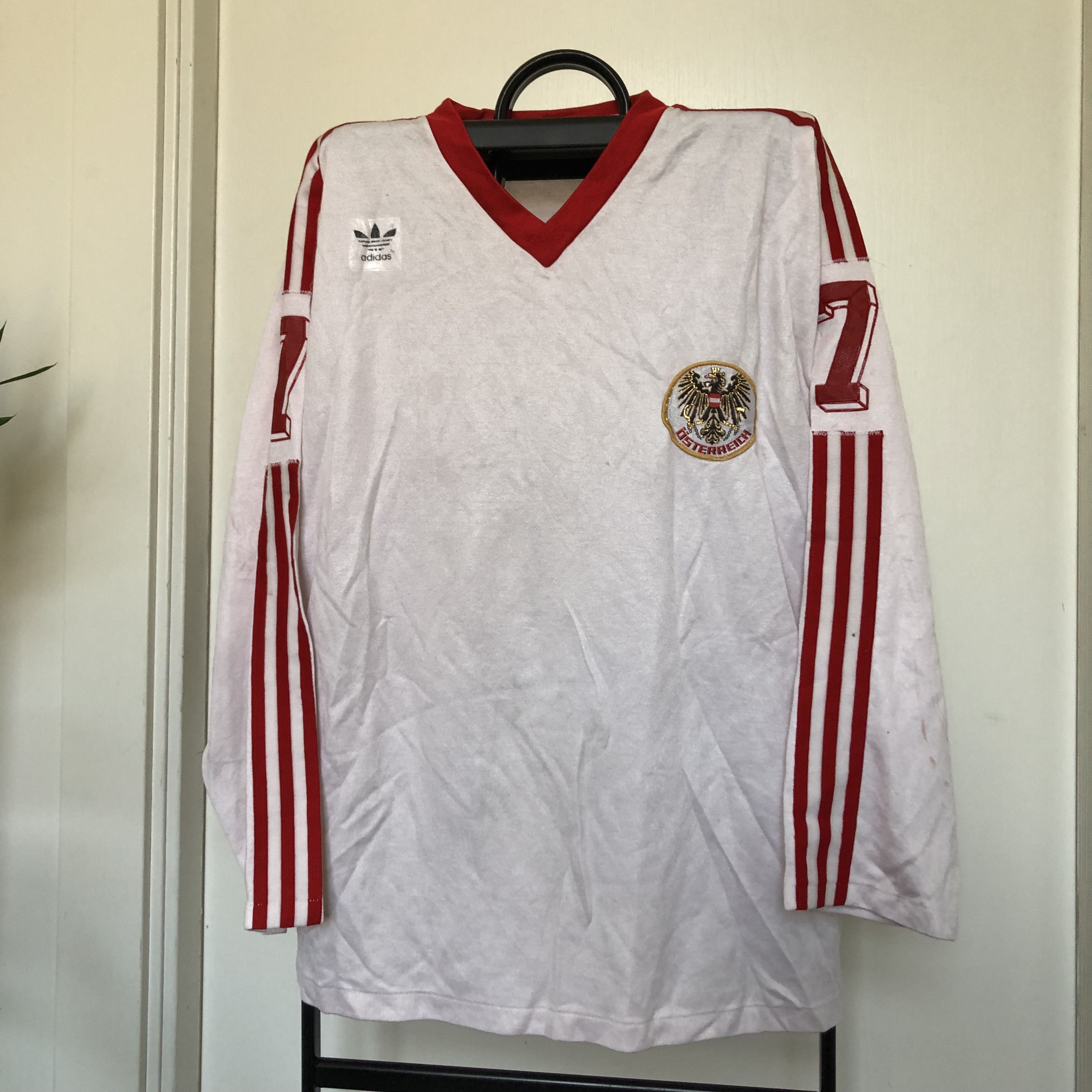 Adidas Austria Adidas Vintage Football jersey 1978 Size US L / EU 52-54 / 3 - 1 Thumbnail