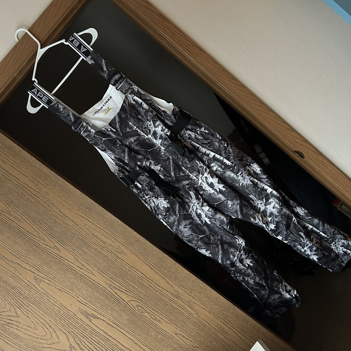 Bape SPRiNG SUMMER 2019 forest camo nylon adjustable overalls Size US 32 / EU 48 - 18 Thumbnail