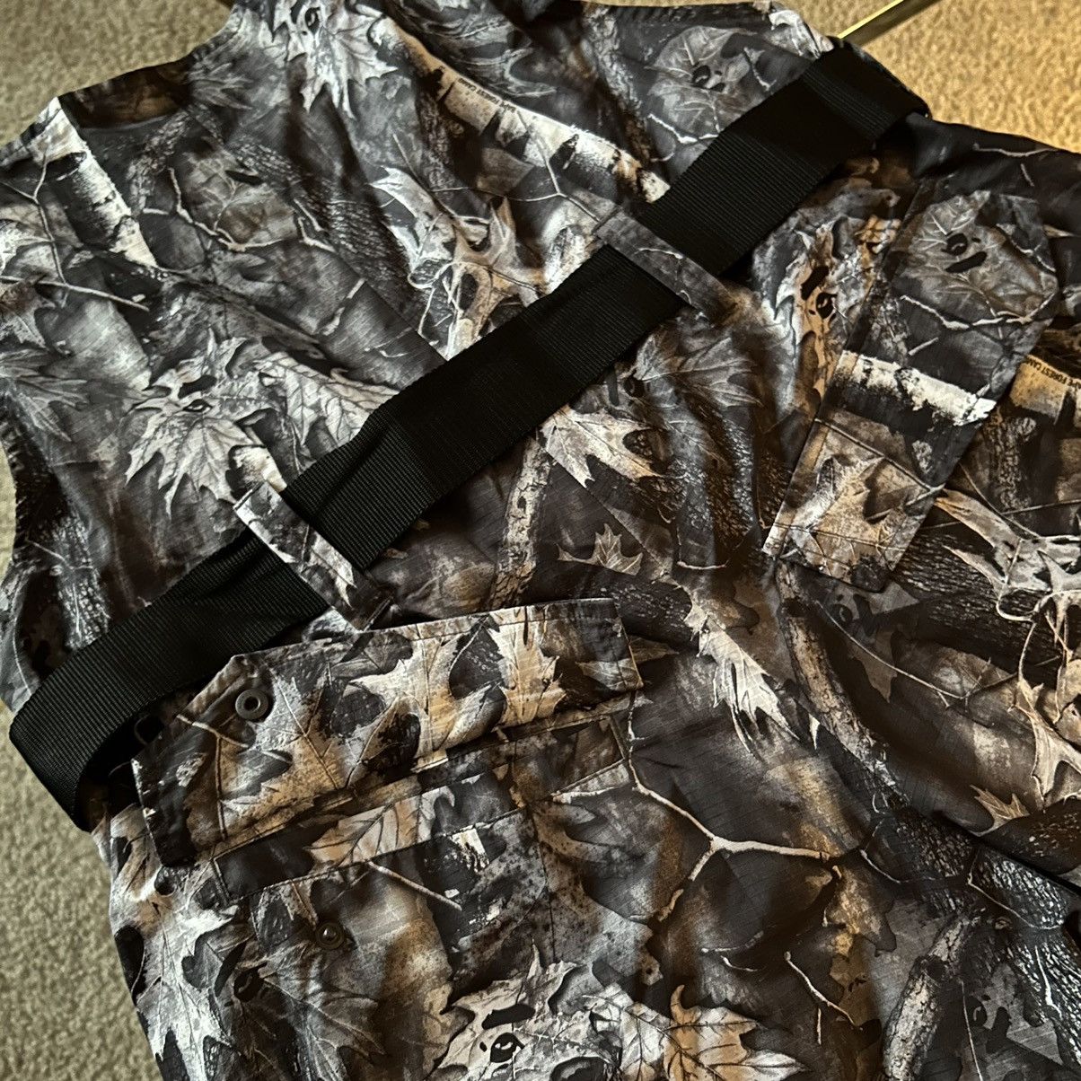 Bape SPRiNG SUMMER 2019 forest camo nylon adjustable overalls Size US 32 / EU 48 - 17 Thumbnail