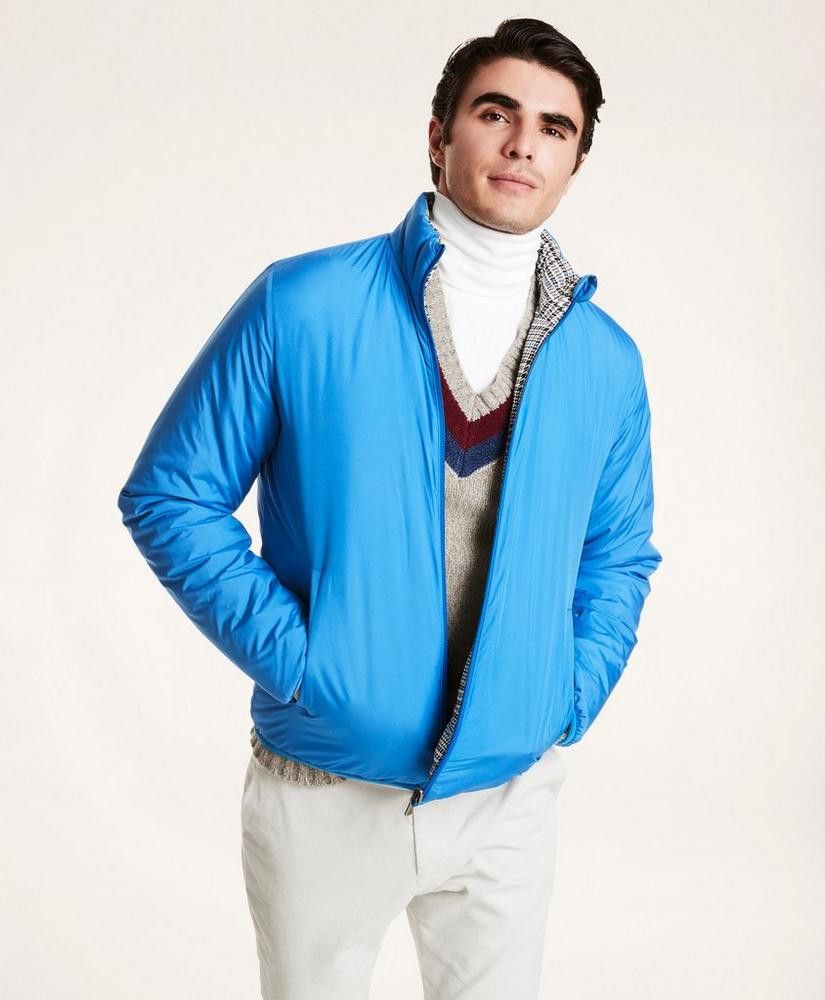Brooks Brothers REVERSIBLE POW QUILTED PUFFER JACKET Size US L / EU 52-54 / 3 - 10 Thumbnail
