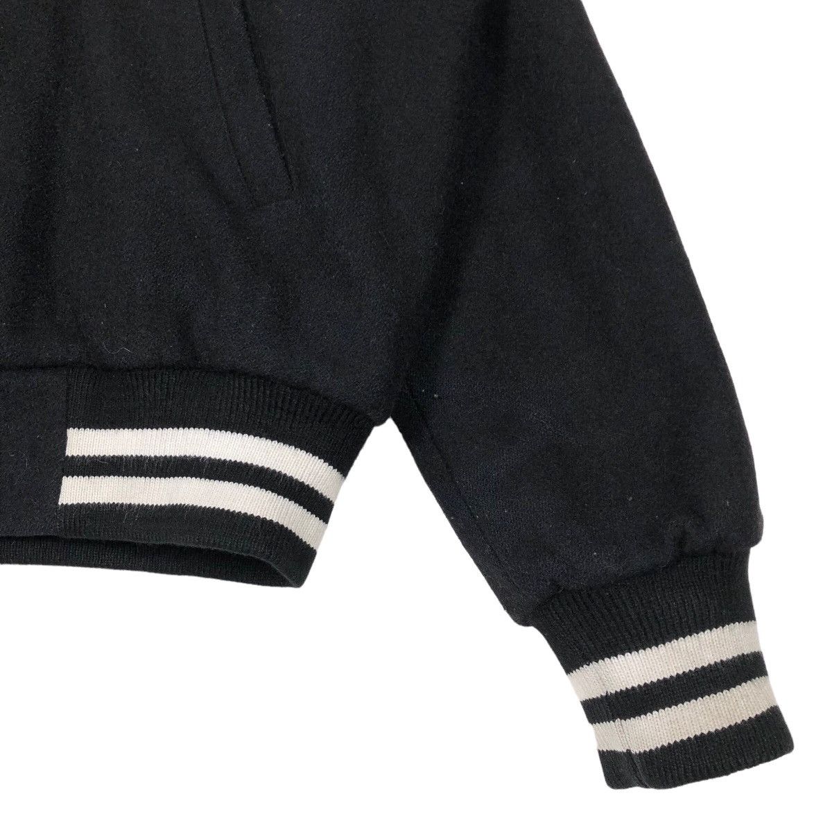 New York Yankees Vintage 80s MLB New York Yankees NY Wool Varsity Jacket Size US L / EU 52-54 / 3 - 4 Thumbnail