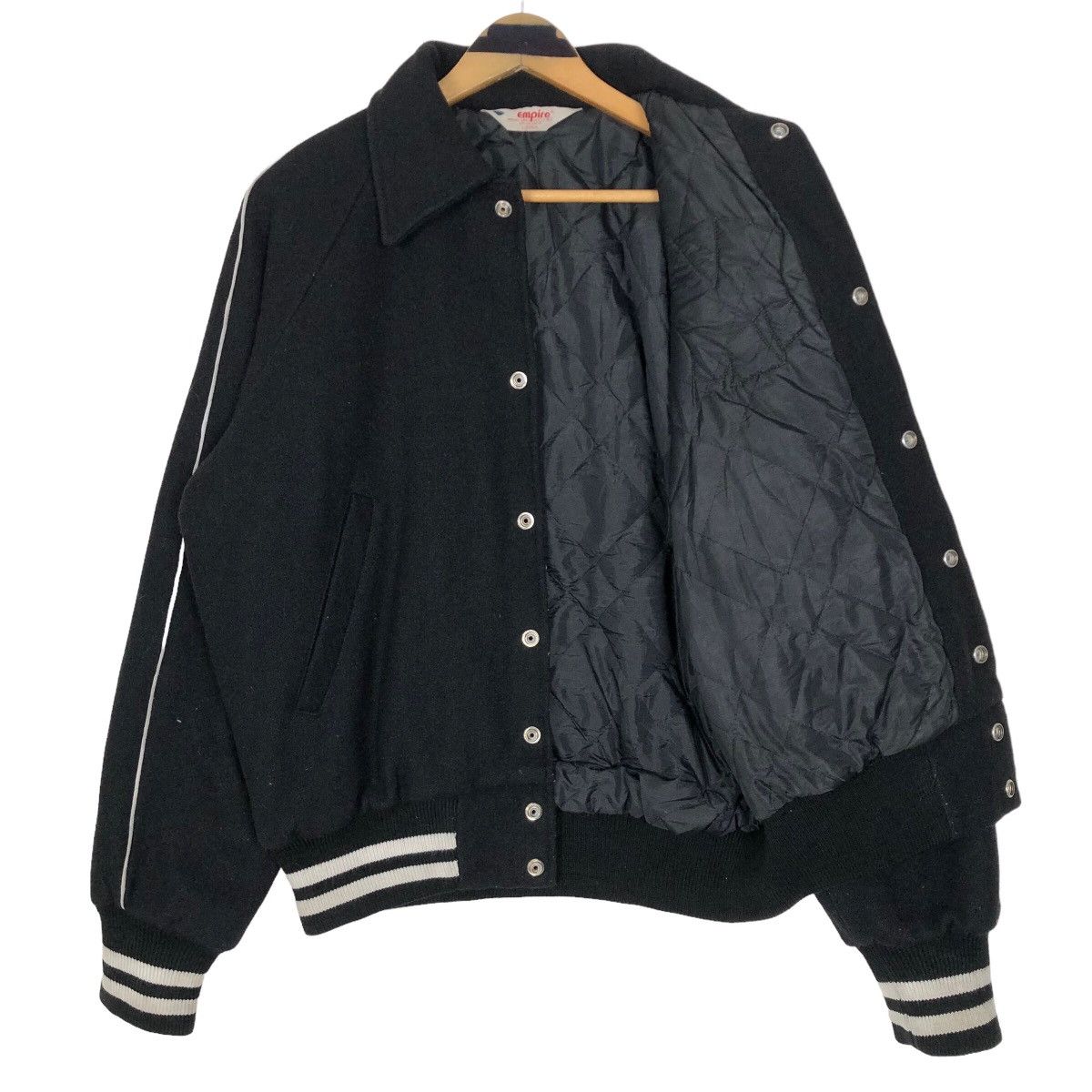 New York Yankees Vintage 80s MLB New York Yankees NY Wool Varsity Jacket Size US L / EU 52-54 / 3 - 7 Thumbnail