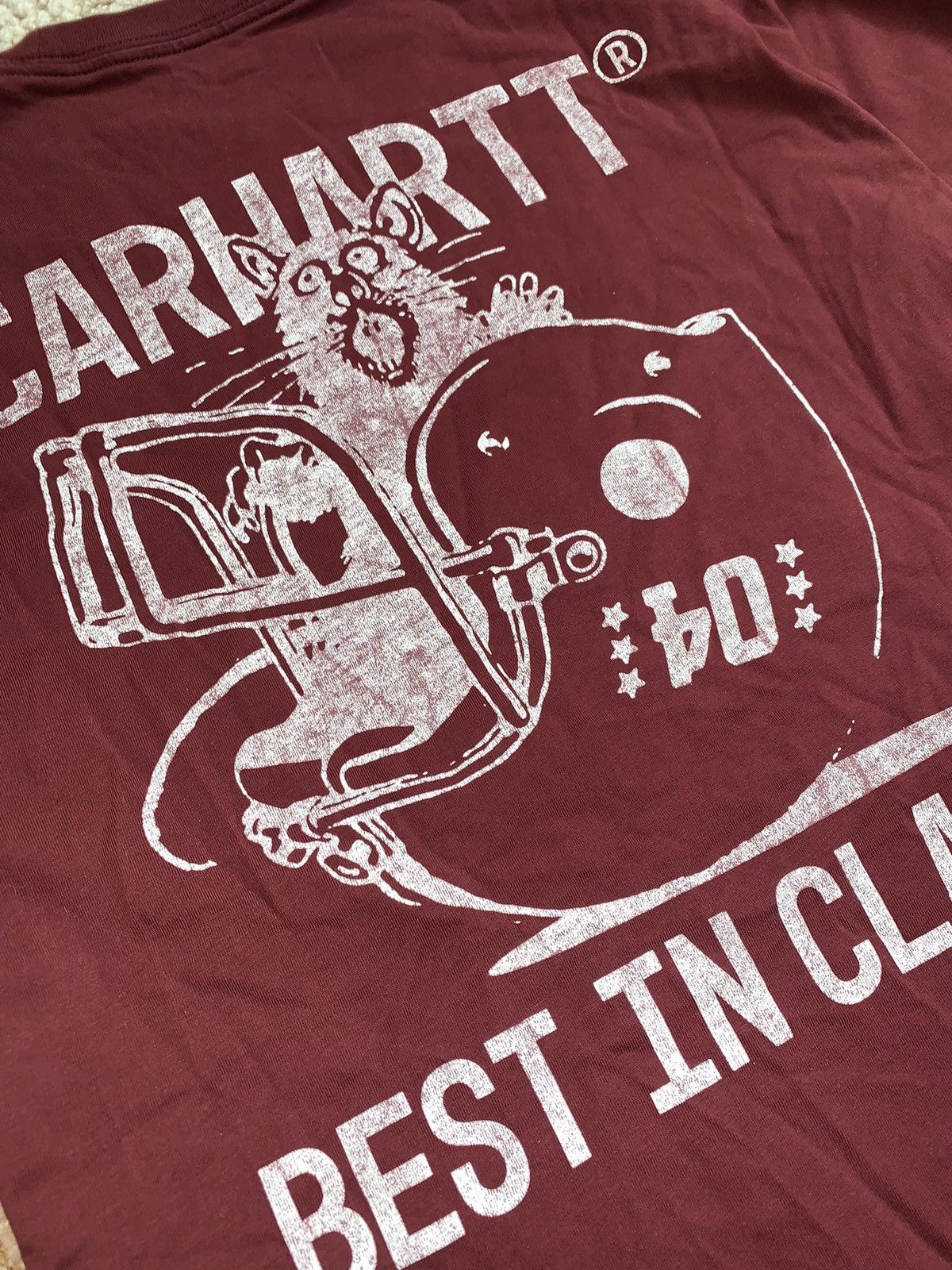 Carhartt × Carhartt Wip Carhartt WIP S vintage tee T-shirt rat 🐀 big mouse 🐭 Size US S / EU 44-46 / 1 - 14 Thumbnail
