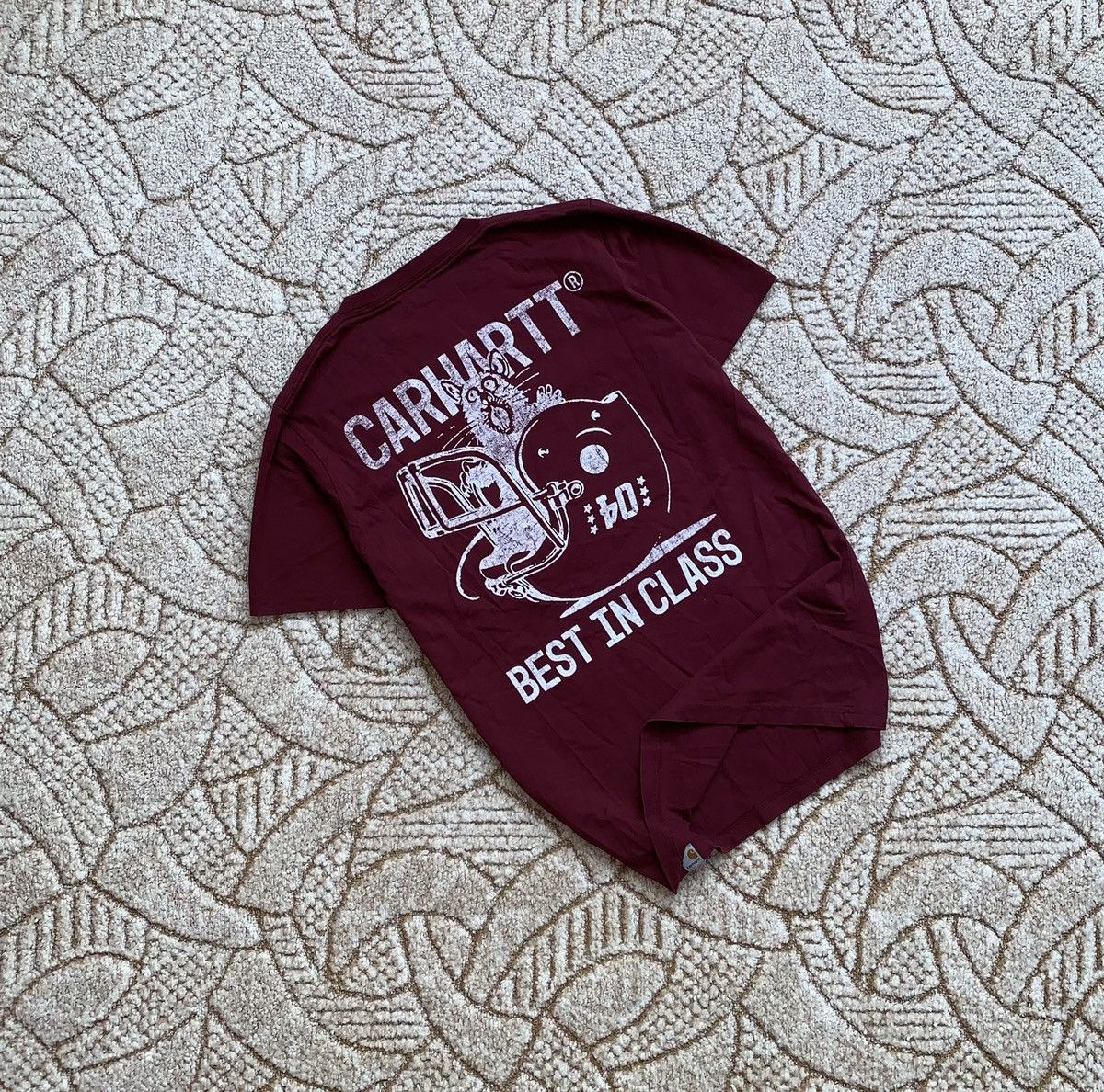 Carhartt × Carhartt Wip Carhartt WIP S vintage tee T-shirt rat 🐀 big mouse 🐭 Size US S / EU 44-46 / 1 - 11 Thumbnail