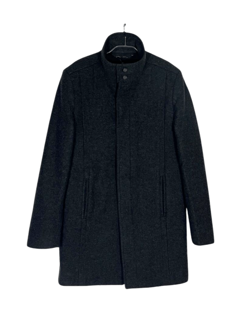 Karl Lagerfeld Lagerfeld Wool Coat Mens Sz M Gray Size US M / EU 48-50 / 2 - 1 Thumbnail