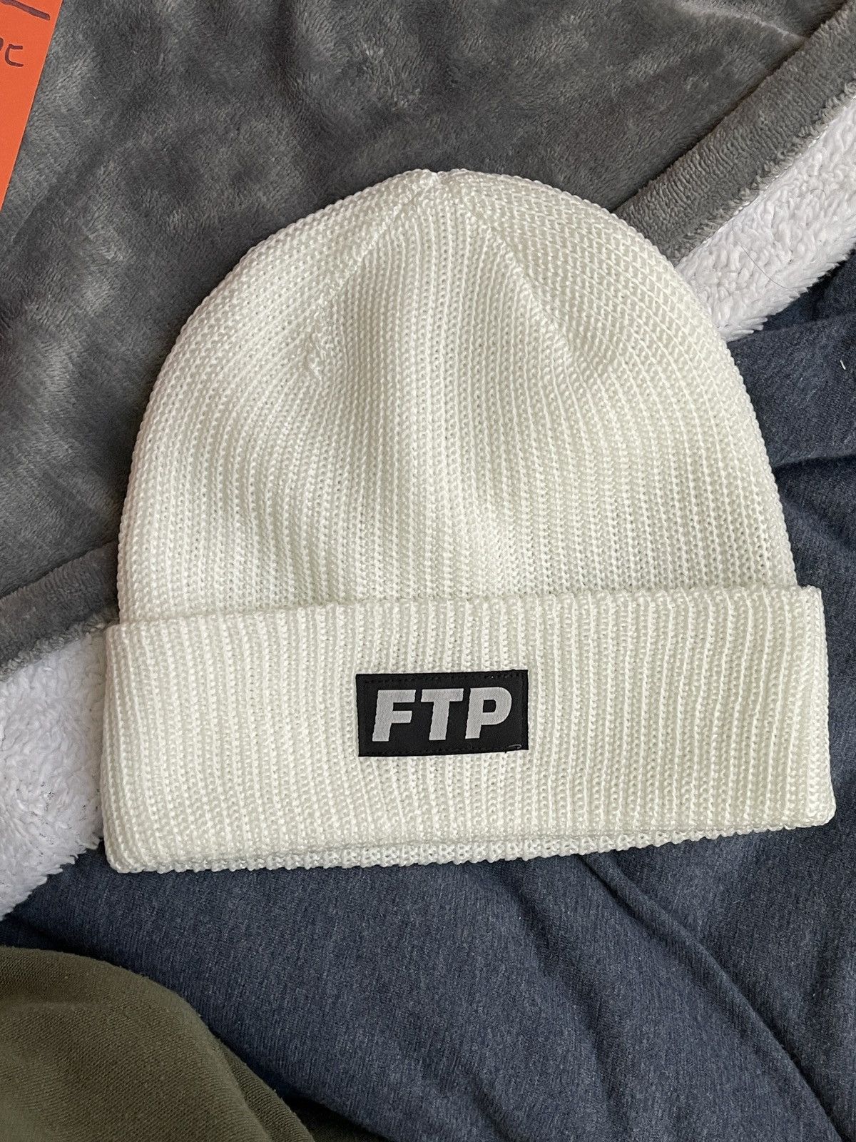 Fuck The Population FTP GLOW IN THE DARK LOGO BEANIE (WHITE) Size ONE SIZE - 1 Thumbnail