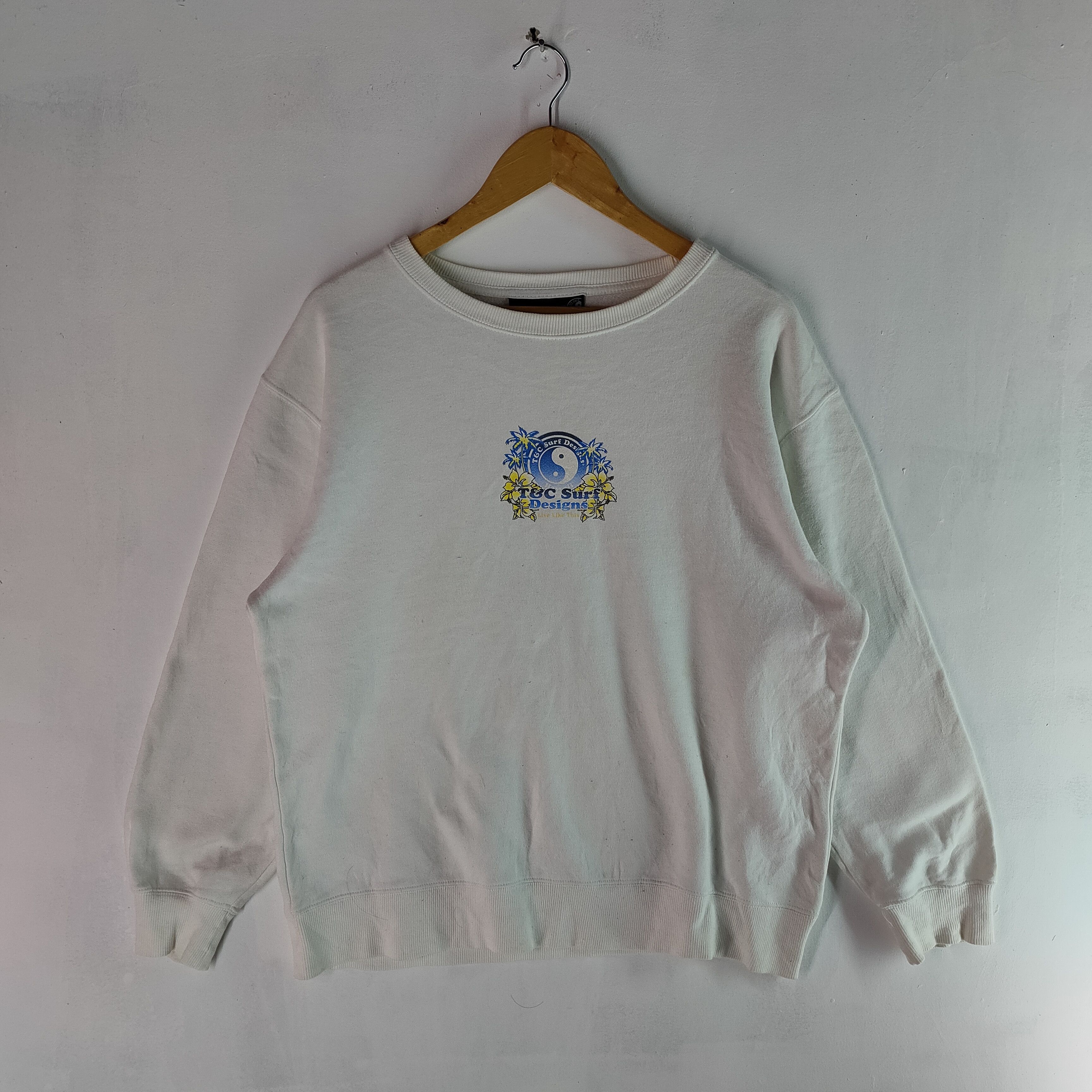 Other T&C SURF Aloha Big Back Print Surfing Hawaii Sweatshirt Size US L / EU 52-54 / 3 - 2 Thumbnail