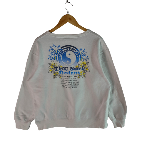 Other T&C SURF Aloha Big Back Print Surfing Hawaii Sweatshirt Size US L / EU 52-54 / 3 - 1 Thumbnail