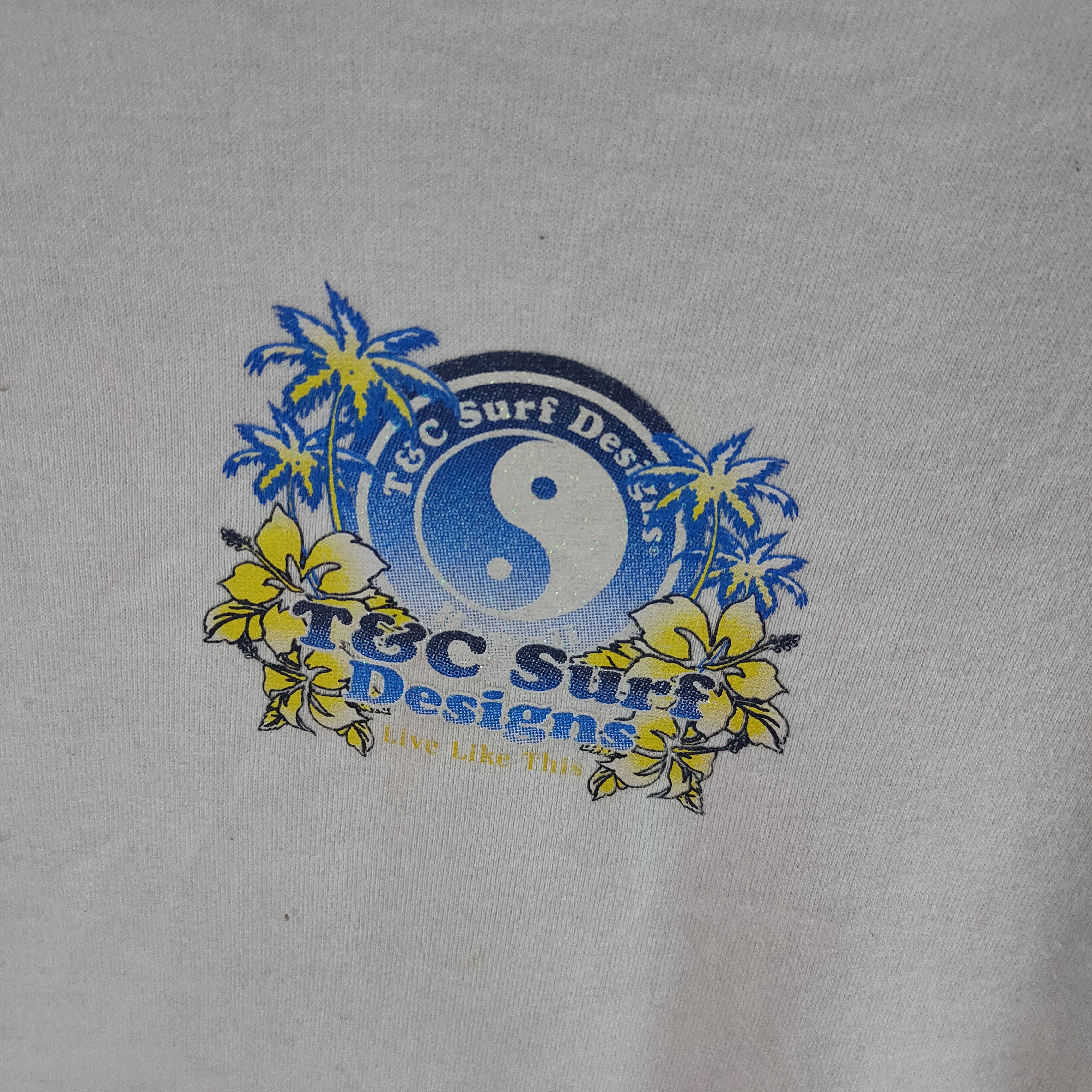 Other T&C SURF Aloha Big Back Print Surfing Hawaii Sweatshirt Size US L / EU 52-54 / 3 - 3 Thumbnail