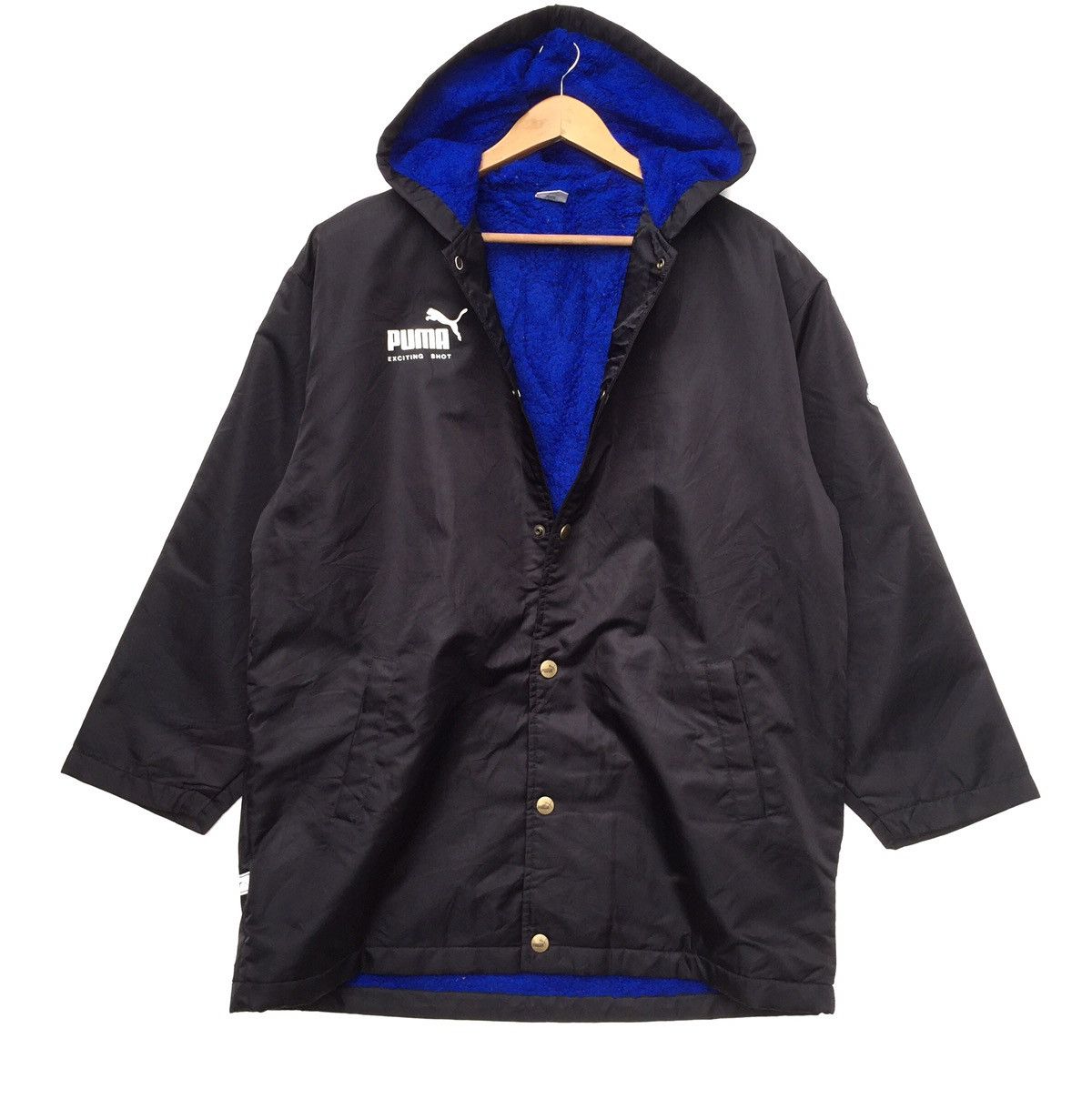 Puma Vintage 90s Puma Big Logo Long Hoodie Jacket | S | Swag Hype Size US S / EU 44-46 / 1 - 6 Thumbnail