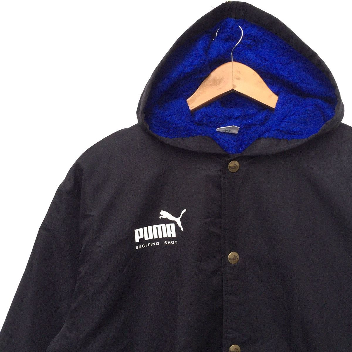 Puma Vintage 90s Puma Big Logo Long Hoodie Jacket | S | Swag Hype Size US S / EU 44-46 / 1 - 5 Thumbnail