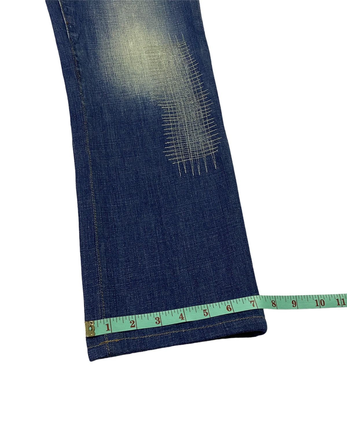 Just Cavalli × Roberto Cavalli Just Cavalli Embellished Distressed Denim Pants Size US 32 / EU 48 - 10 Thumbnail