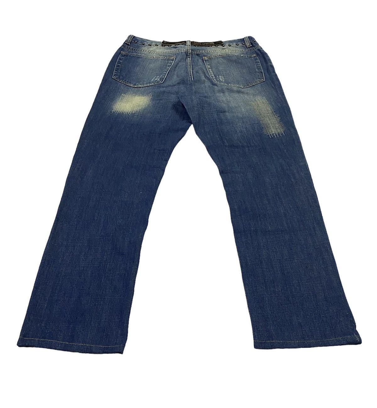 Just Cavalli × Roberto Cavalli Just Cavalli Embellished Distressed Denim Pants Size US 32 / EU 48 - 24 Thumbnail
