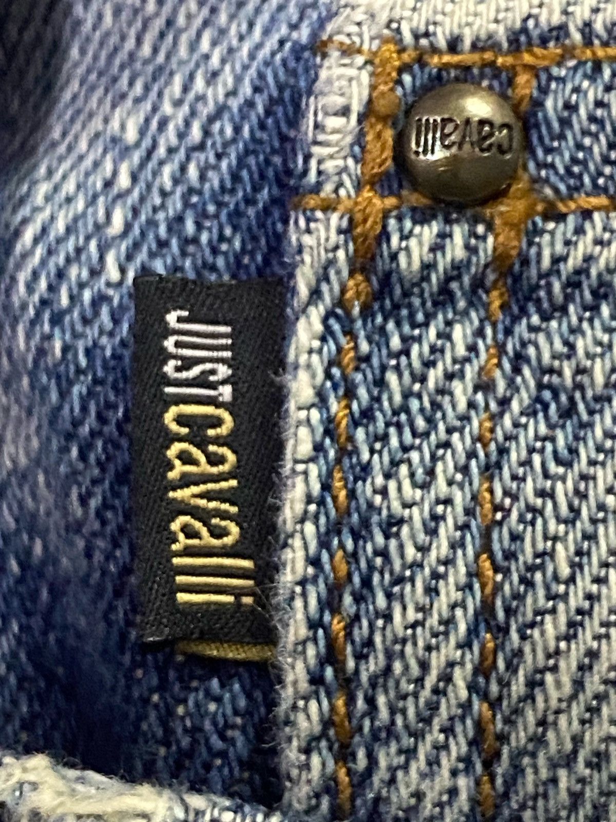 Just Cavalli × Roberto Cavalli Just Cavalli Embellished Distressed Denim Pants Size US 32 / EU 48 - 14 Thumbnail