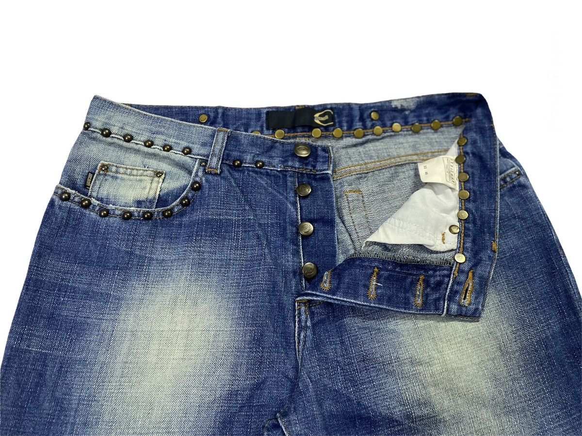 Just Cavalli × Roberto Cavalli Just Cavalli Embellished Distressed Denim Pants Size US 32 / EU 48 - 16 Thumbnail