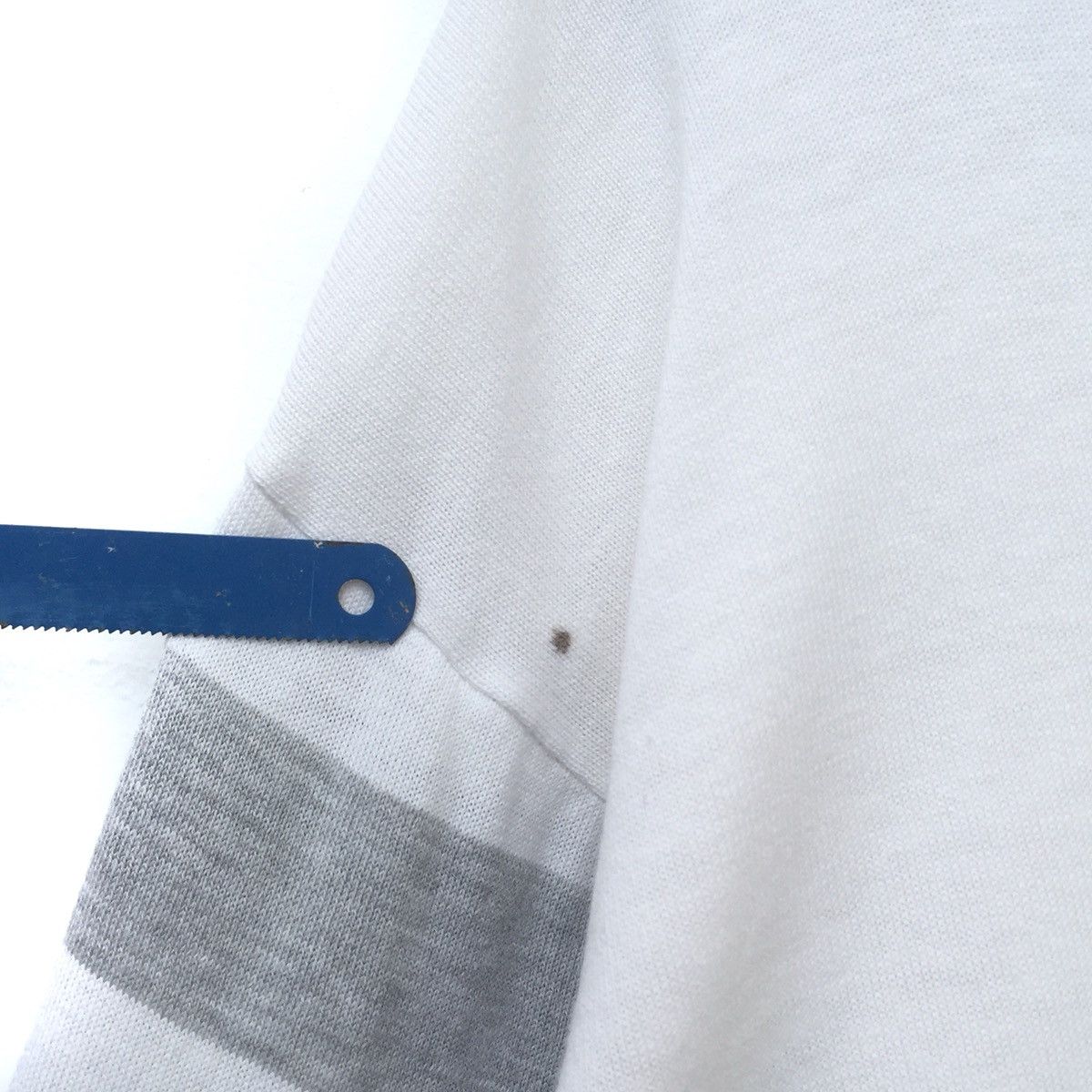 Issey Miyake Vintage 90s ISSEY MIYAKE Stripes Spell Out Big Logo T-shirt Size US XS / EU 42 / 0 - 5 Thumbnail