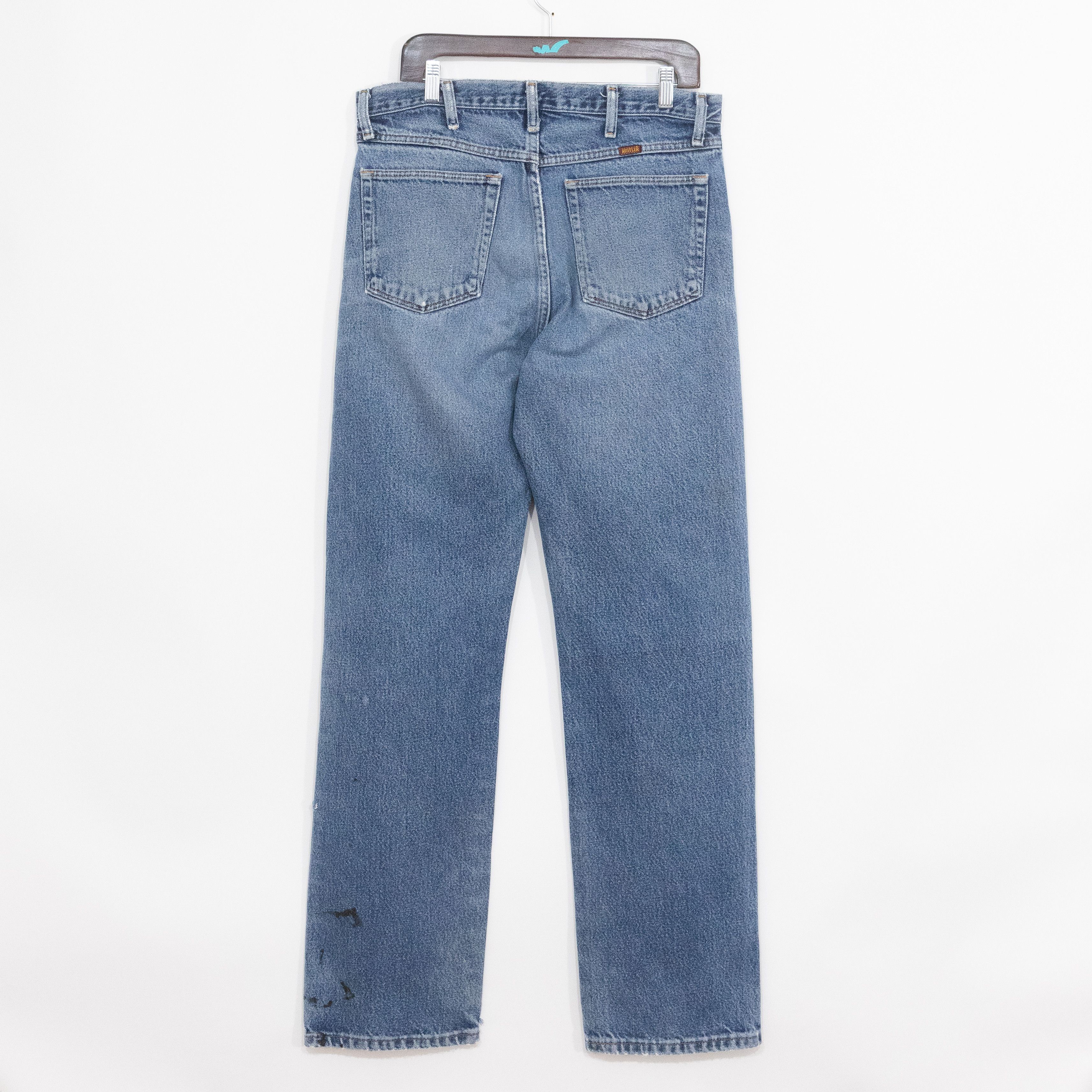 Rustler Vintage Rustler Jeans 34x34 Distressed Faded Straight Leg Size US 34 / EU 50 - 3 Thumbnail