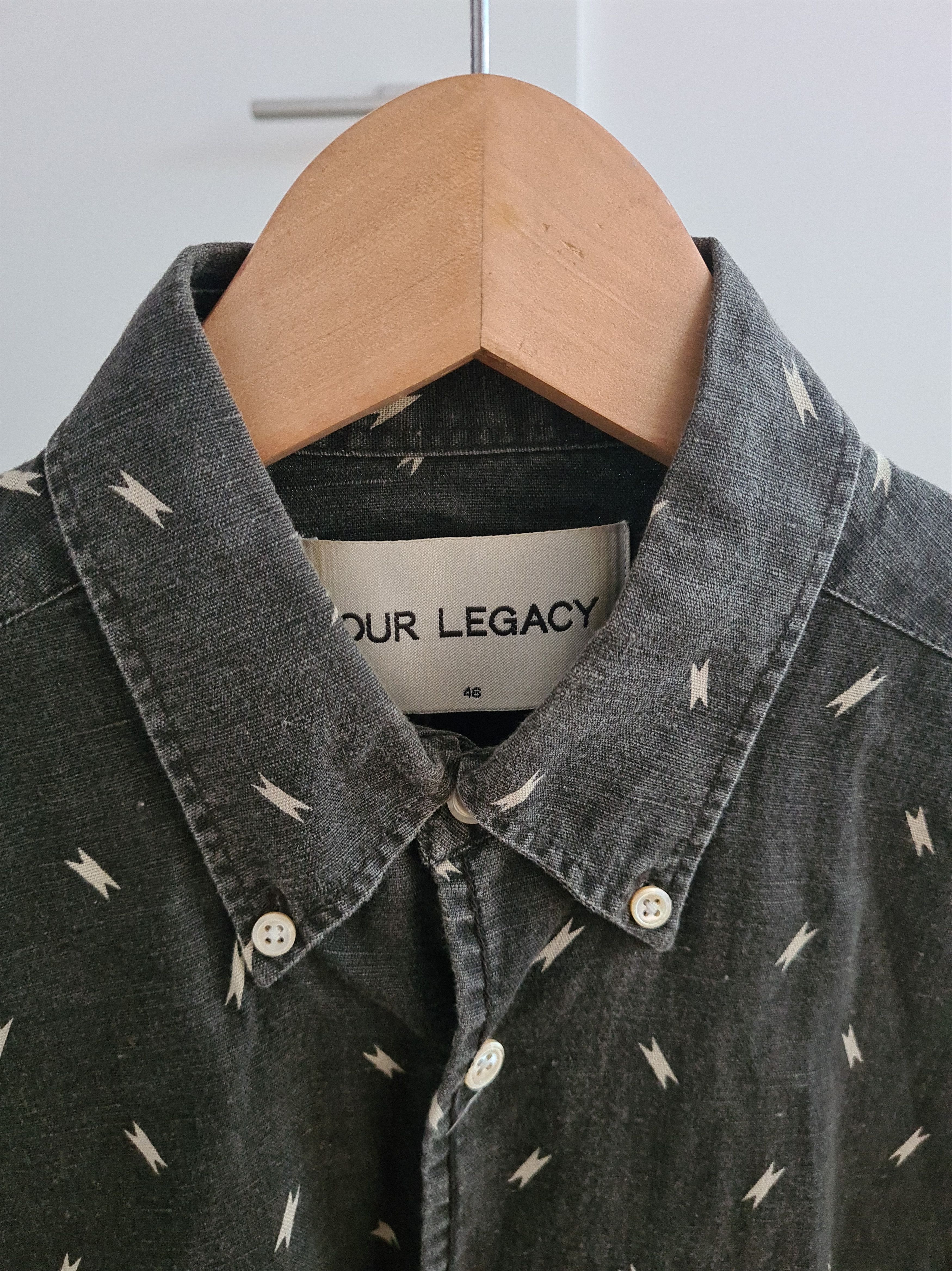 Our Legacy 1950s Lightning Print Button Down Shirt SS14 Size US S / EU 44-46 / 1 - 3 Thumbnail