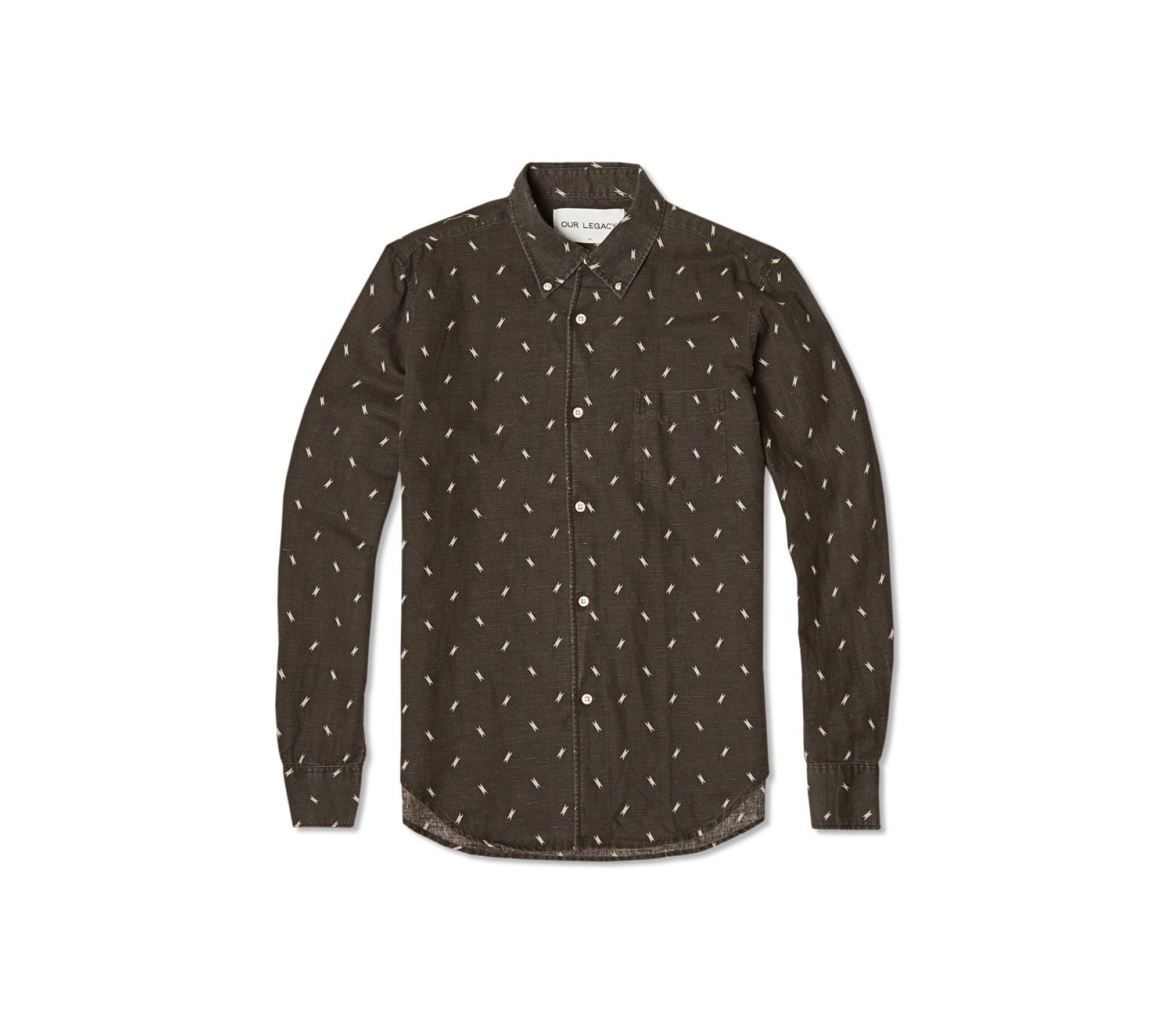 Our Legacy 1950s Lightning Print Button Down Shirt SS14 Size US S / EU 44-46 / 1 - 6 Thumbnail
