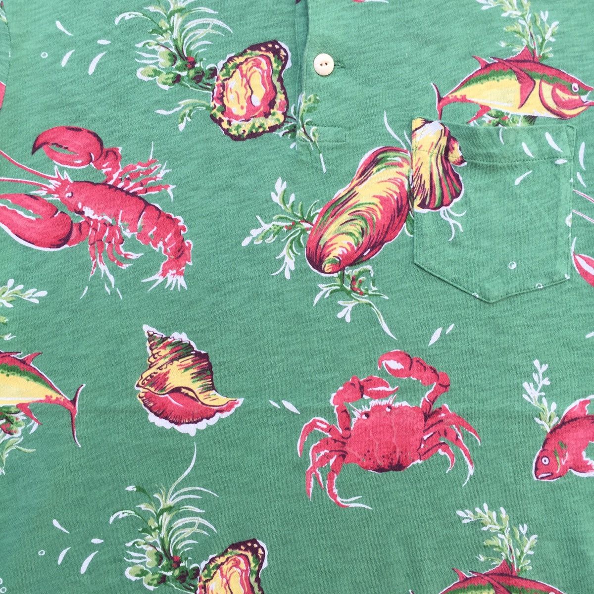 Polo Ralph Lauren Vintage 90s Ralph Lauren All Over Print Full Print Polo Size US L / EU 52-54 / 3 - 4 Thumbnail