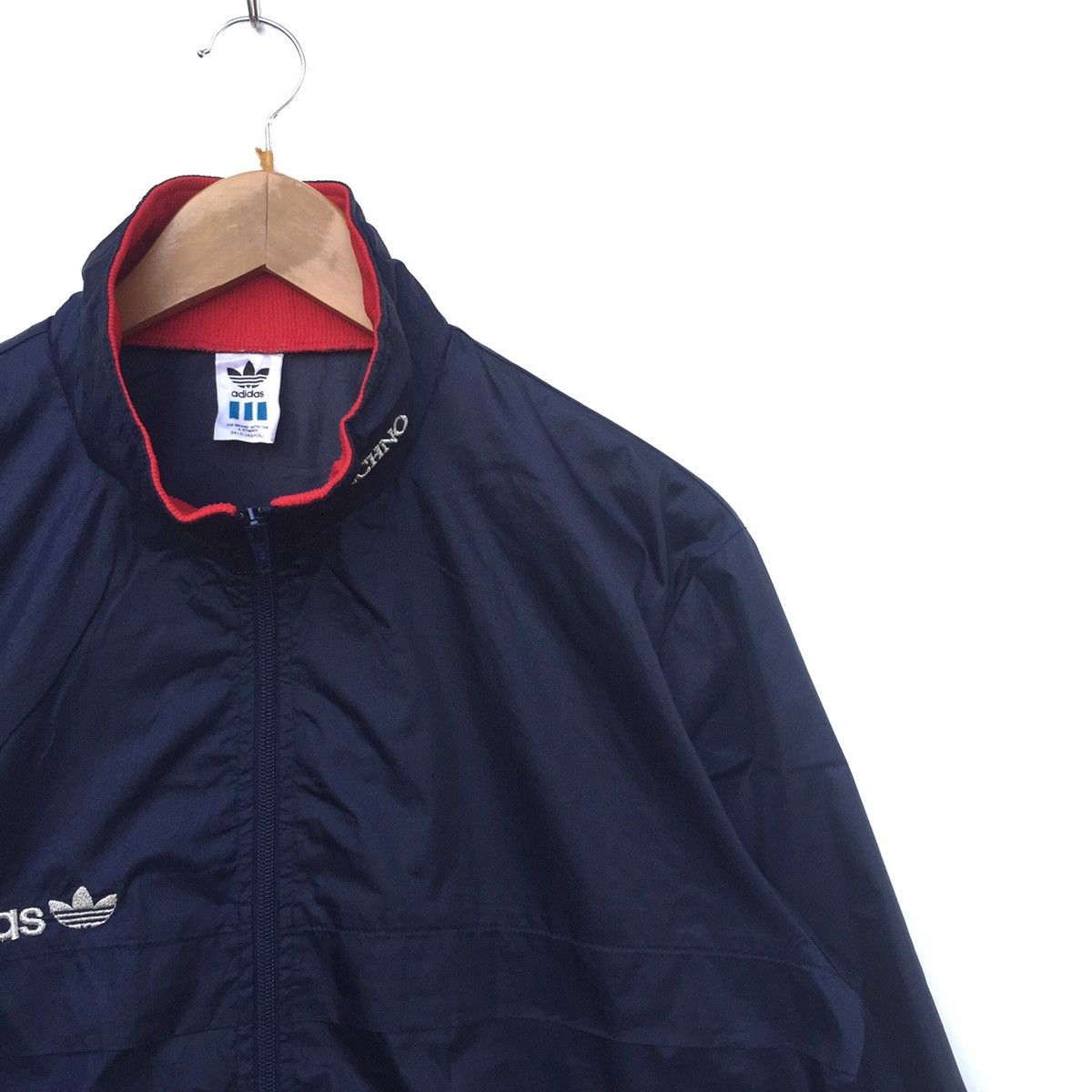 Adidas Vintage 90s Adidas Trefoil Windbreaker | M | Swag Size US M / EU 48-50 / 2 - 2 Thumbnail