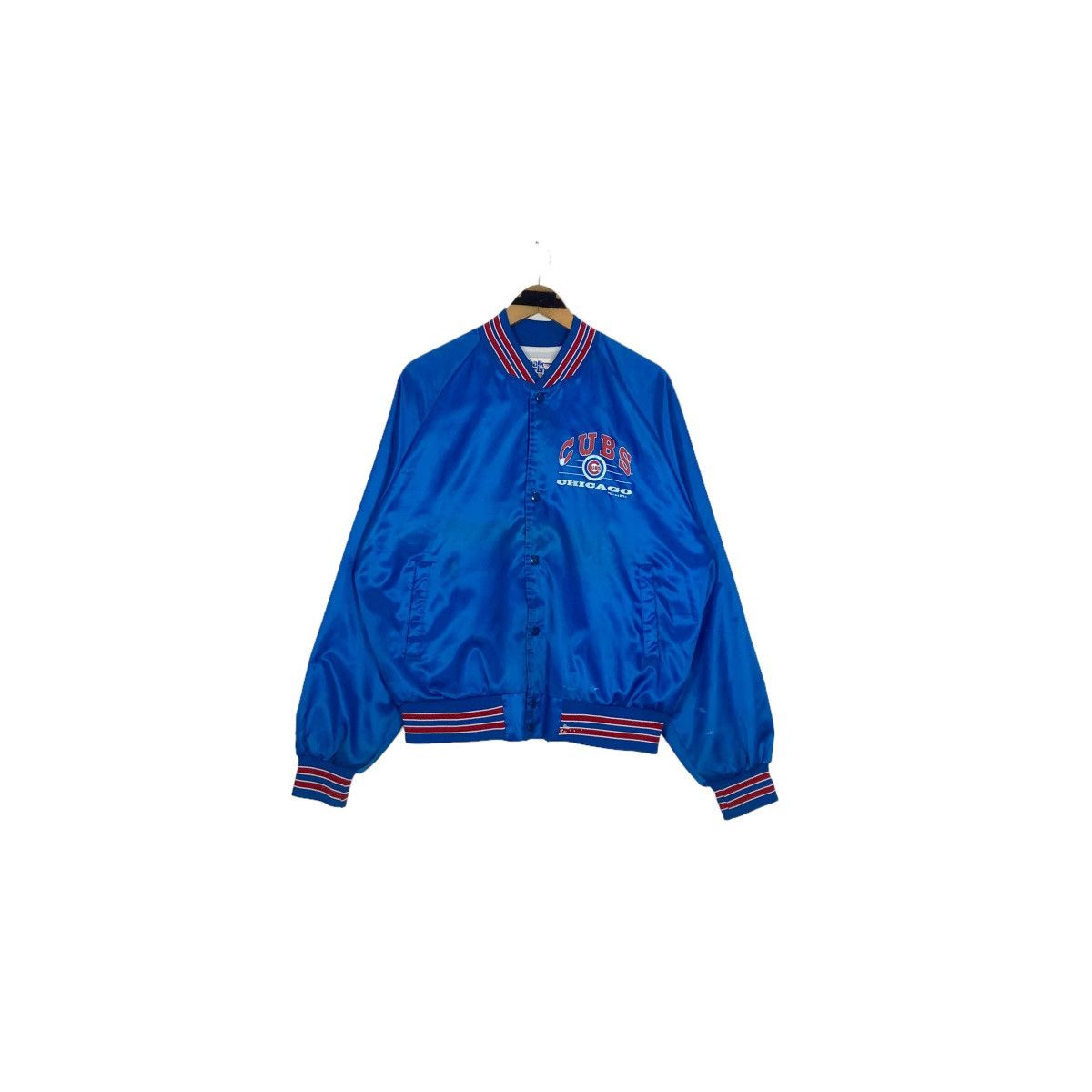 Chalk Line Vintage 90s MLB 1991 Chicago Cubs Nylon Varsity Jacket Size US L / EU 52-54 / 3 - 2 Thumbnail