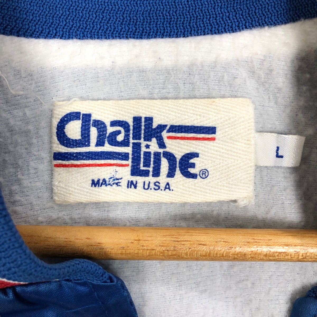 Chalk Line Vintage 90s MLB 1991 Chicago Cubs Nylon Varsity Jacket Size US L / EU 52-54 / 3 - 7 Thumbnail